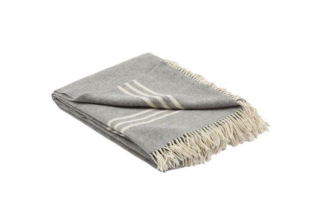Newberry Woven Throw Grey - Frankwebs