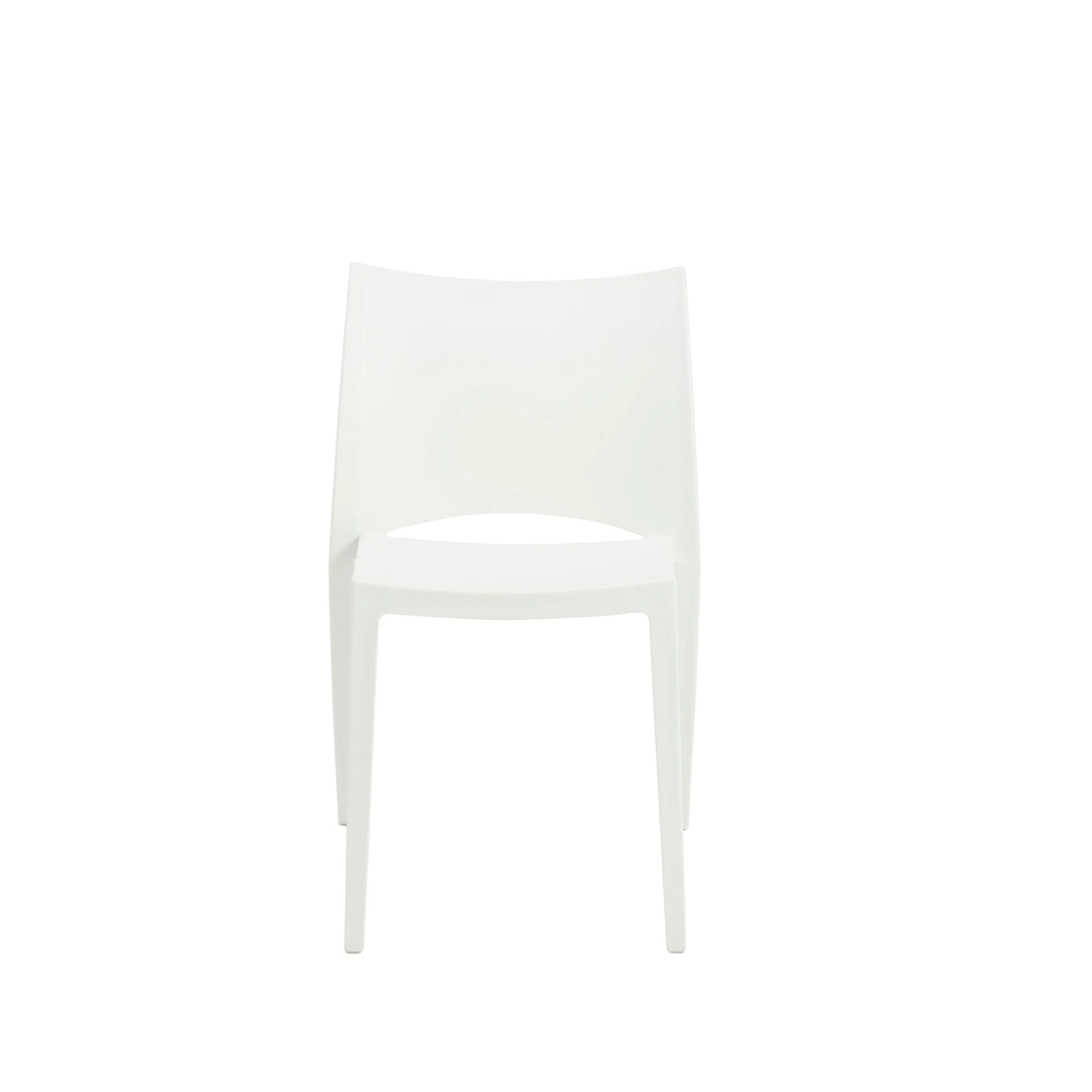 LESLIE STACKING SIDE CHAIR IN WHITE - SET OF 2 - Frankwebs