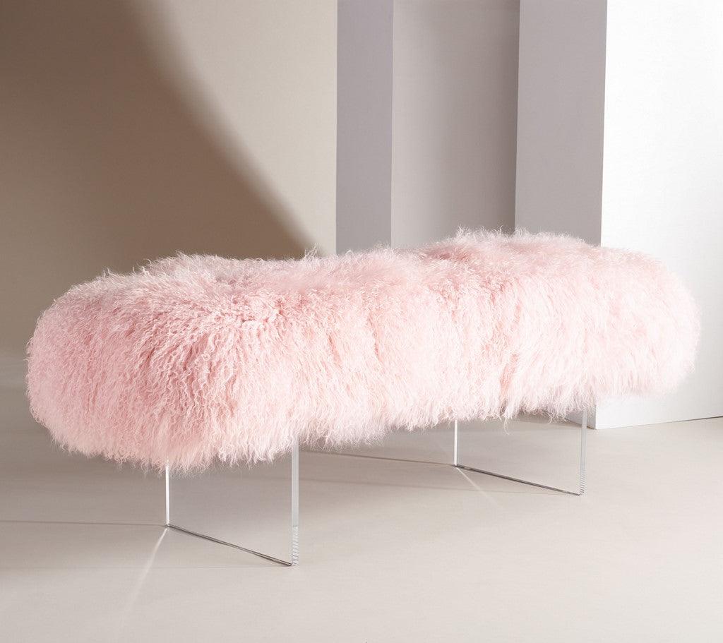 LILLIANA SHEEPSKIN OTTOMAN - Frankwebs