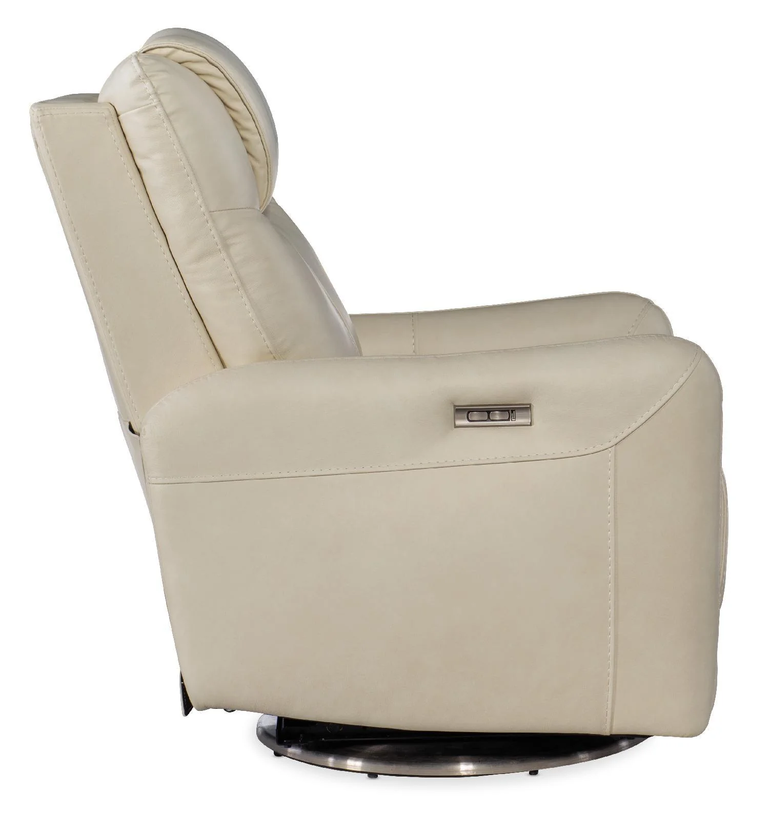 Steffen Swivel Power Recliner with Power Headrest - Frankwebs