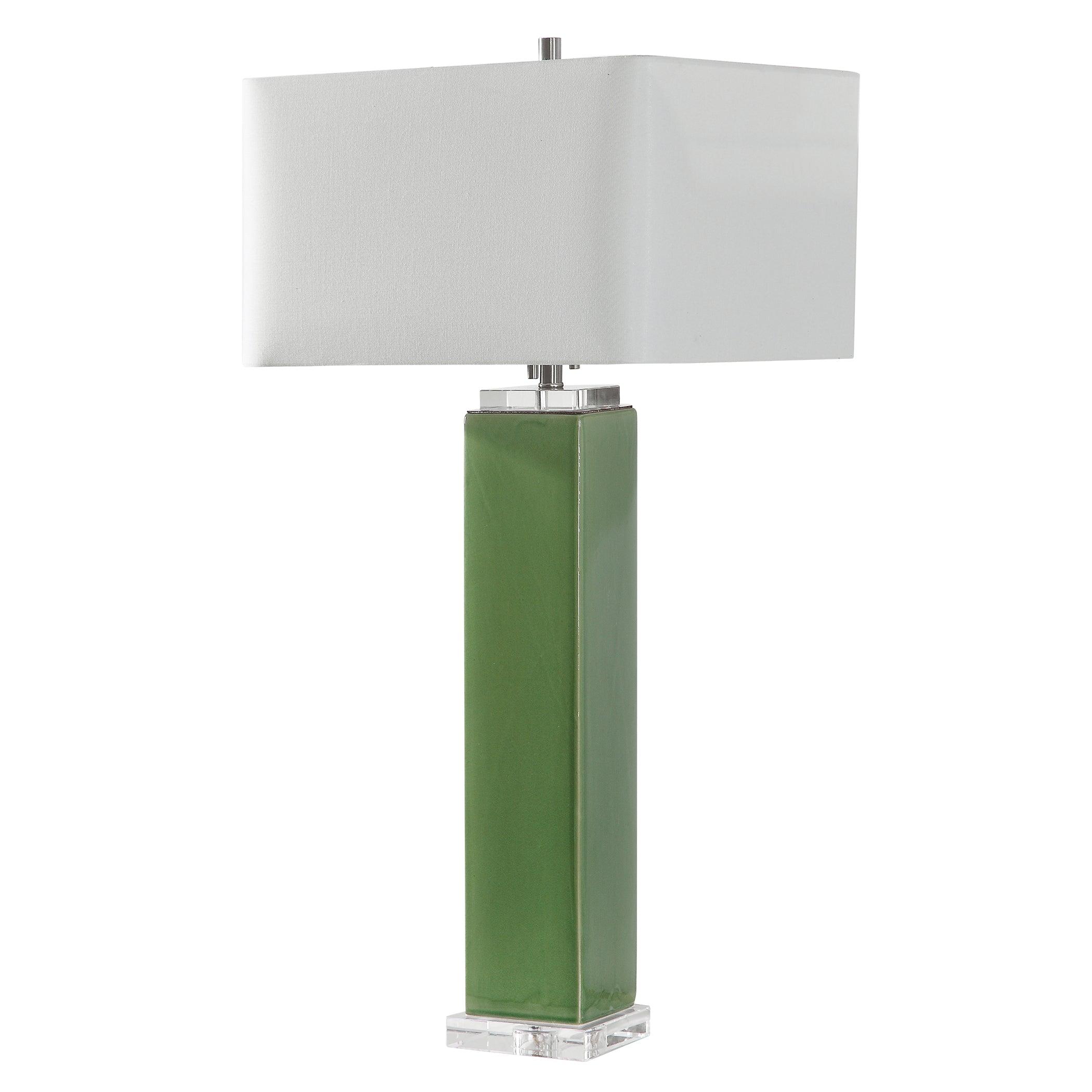 ANEEZA TROPICAL GREEN TABLE LAMP - Frankwebs
