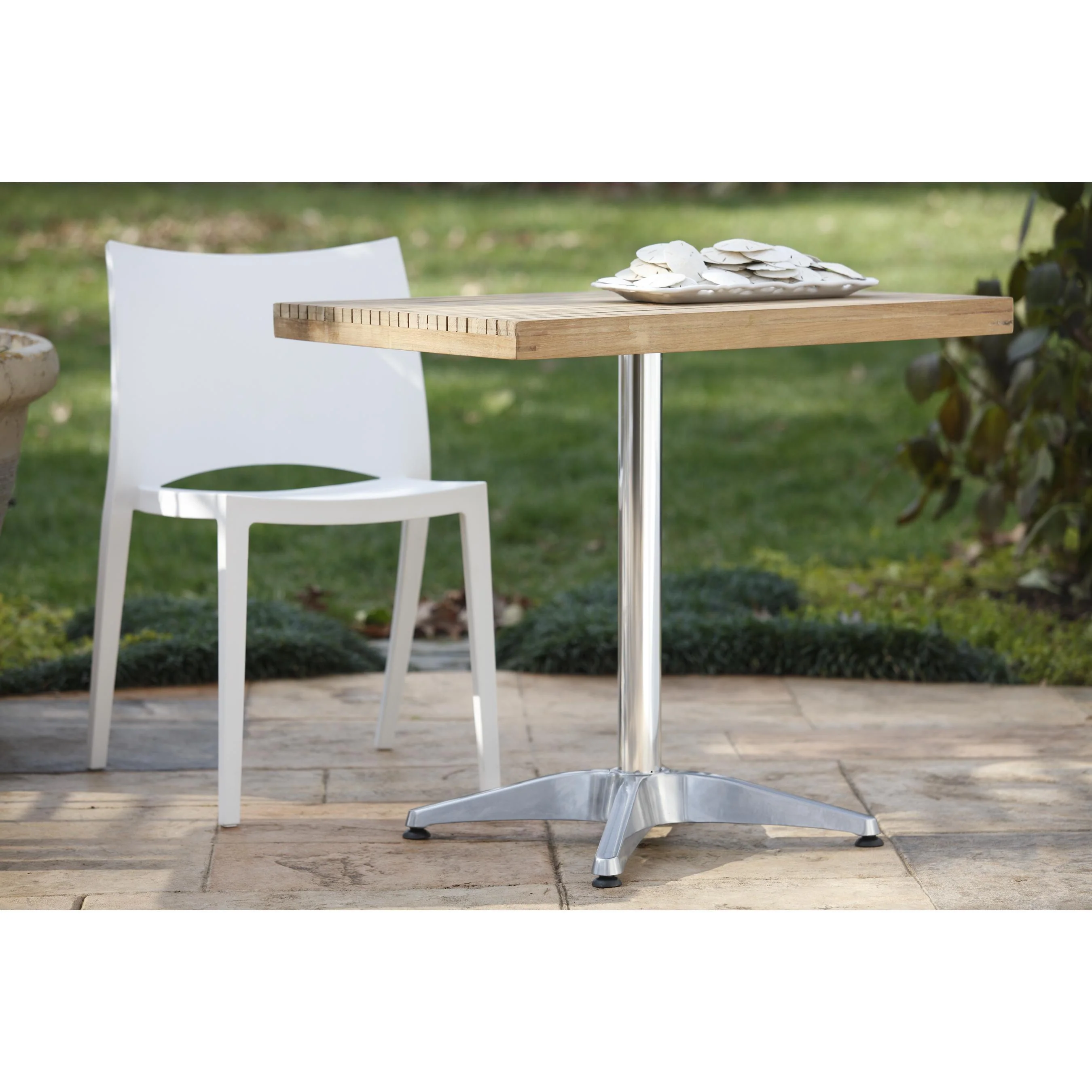 LESLIE STACKING SIDE CHAIR IN WHITE - SET OF 2 - Frankwebs