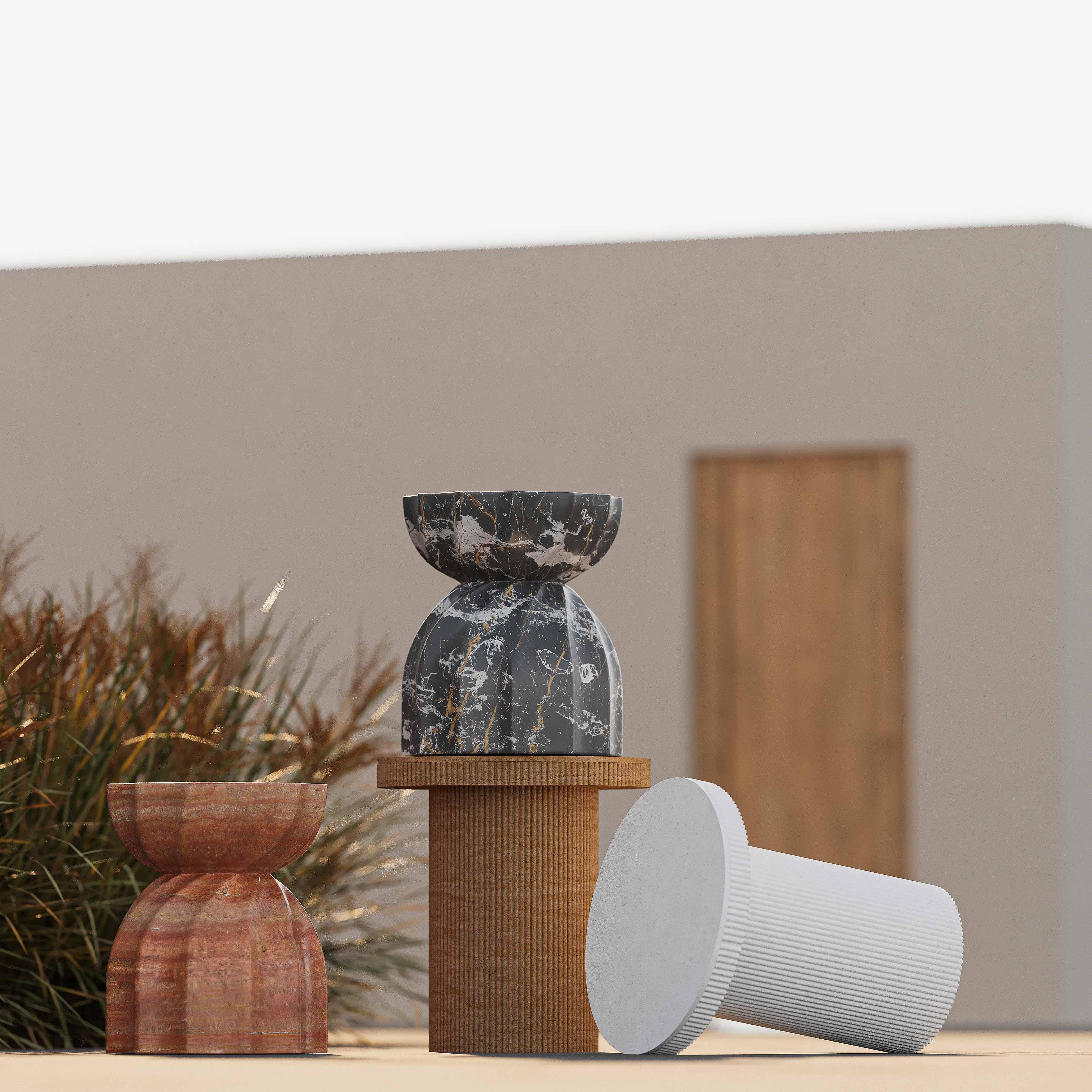 Darcy White Concrete Side Table - Frankwebs