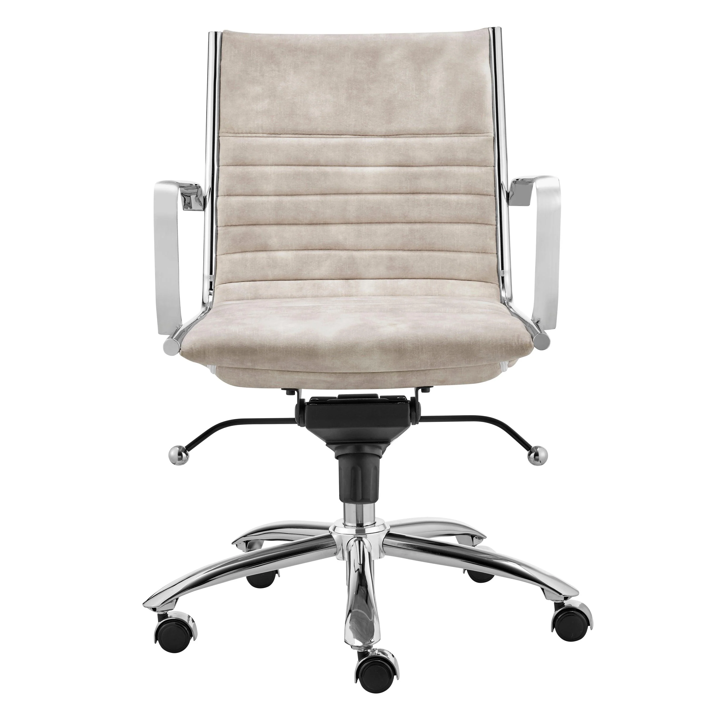 Dirk Low Back Office Chair  Velvet - Frankwebs