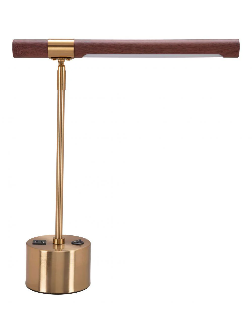 Kippy Table Lamp Brown & Brass - Frankwebs