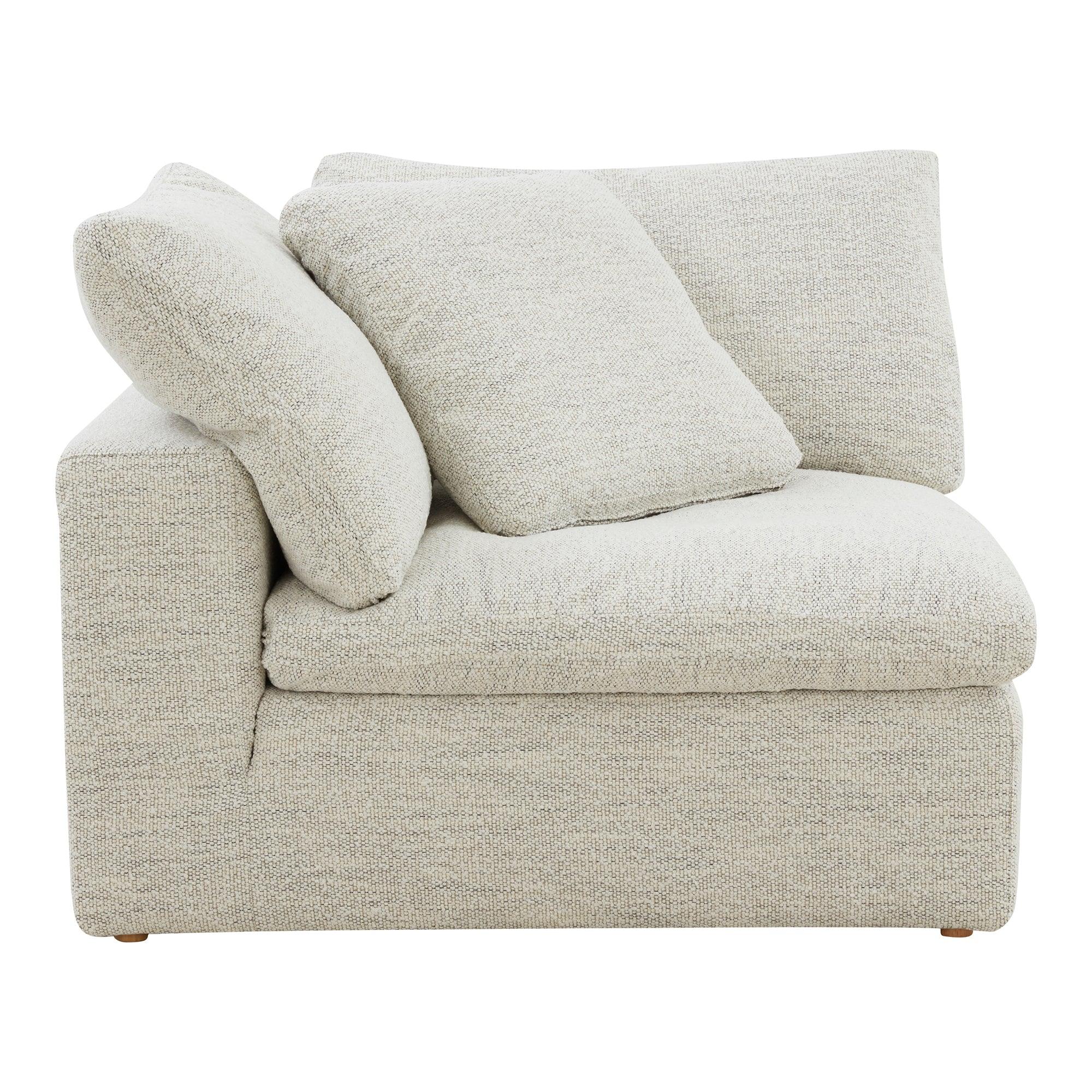 Clay Corner Chair Performance Fabric Coastside Sand - Frankwebs