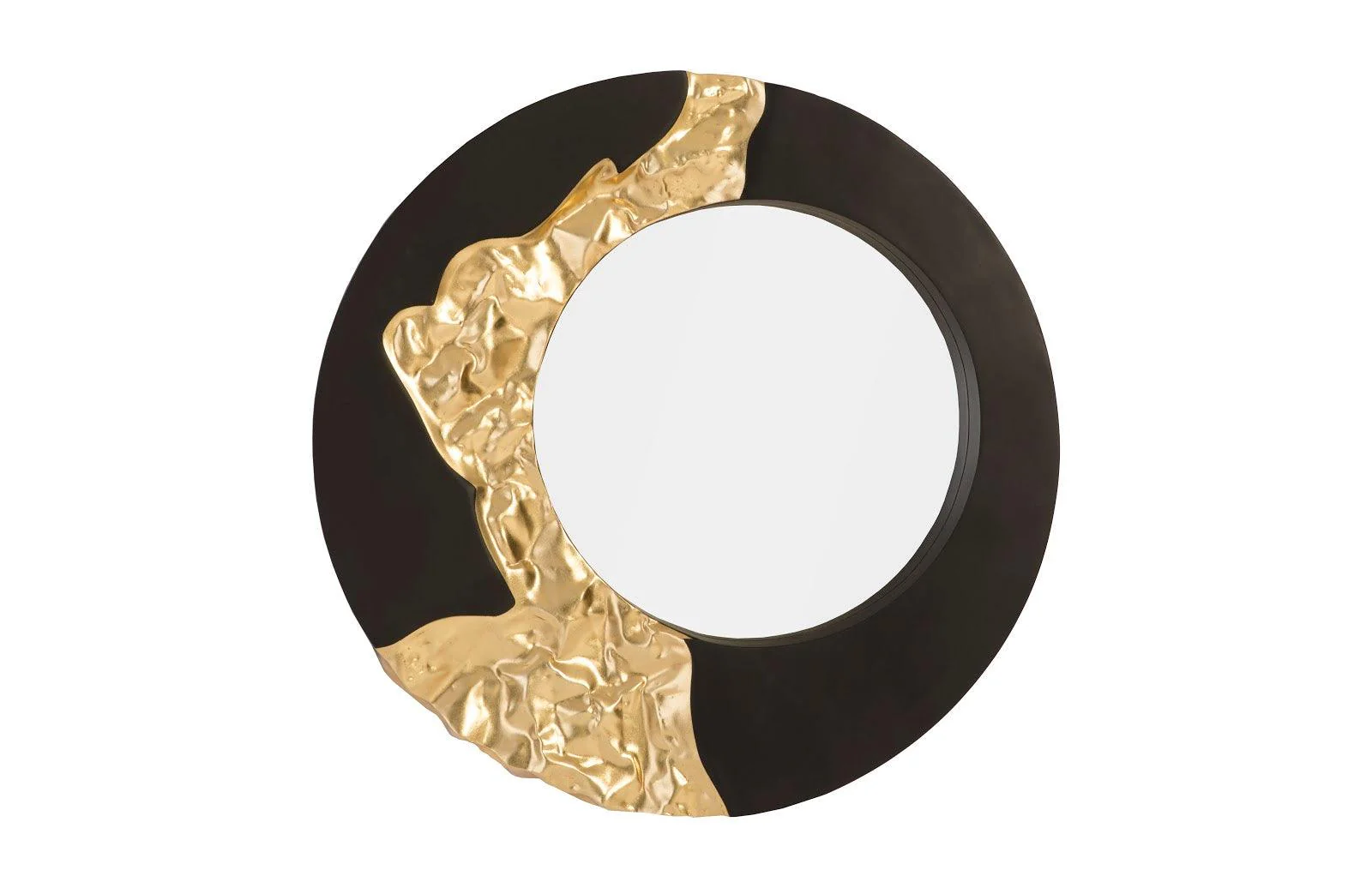 Mercury Mirror, Black, Gold Leaf - Frankwebs