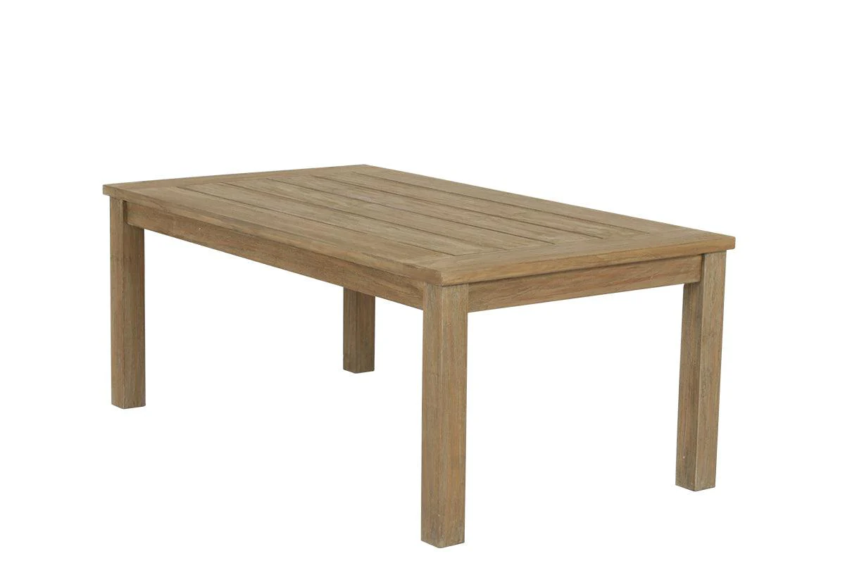 Coastal Teak Rectangular Coffee Table - Frankwebs