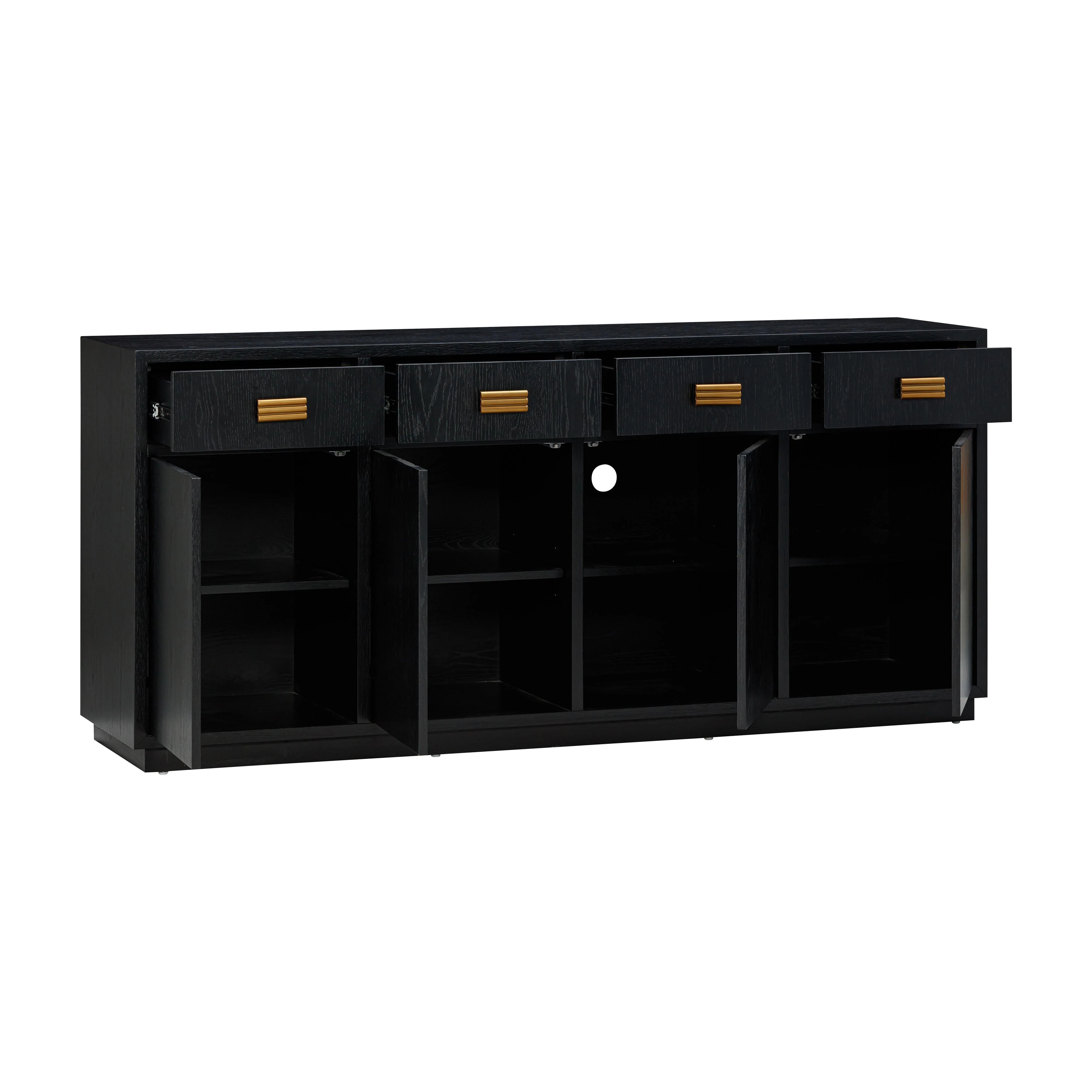 Aria Black Oak Buffet - Frankwebs