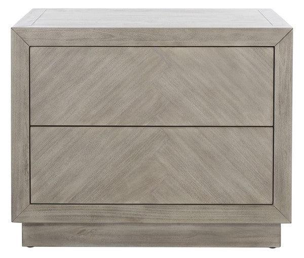 STEVE 2 DRAWER WOOD NIGHTSTAND - Frankwebs