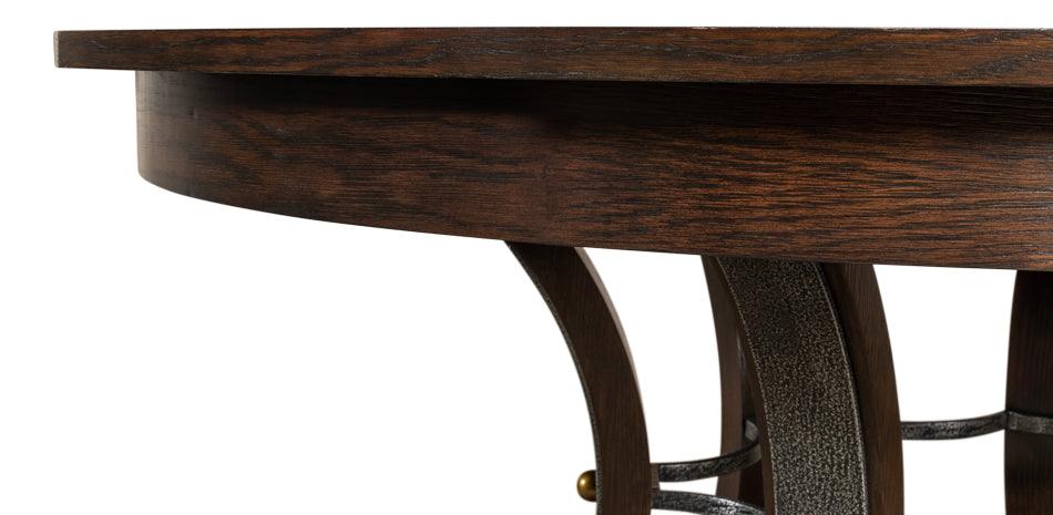 Tower Jupe Dining Table - Lg Burnt Brown - Frankwebs