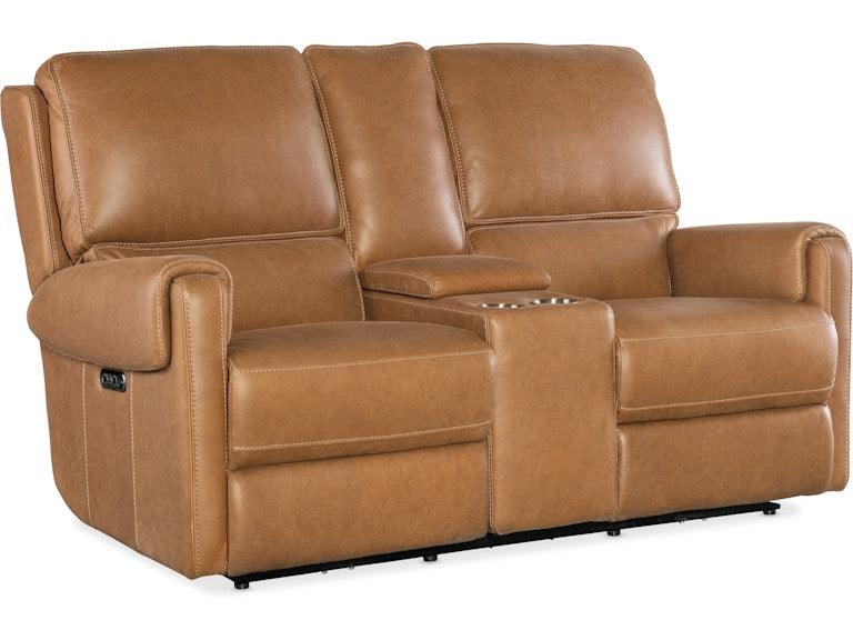 Somers Power Console Loveseat w/Power Headrest - Frankwebs