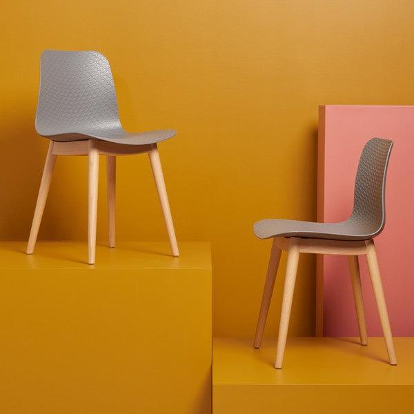 HADDIE MOLDED PLASTIC DINING CHAIR - Frankwebs