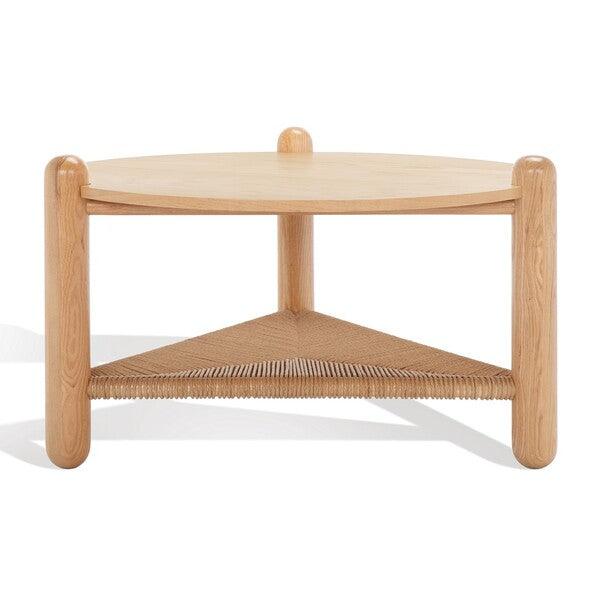 MACIANNA WOVEN SHELF COFFEE TABLE - Frankwebs