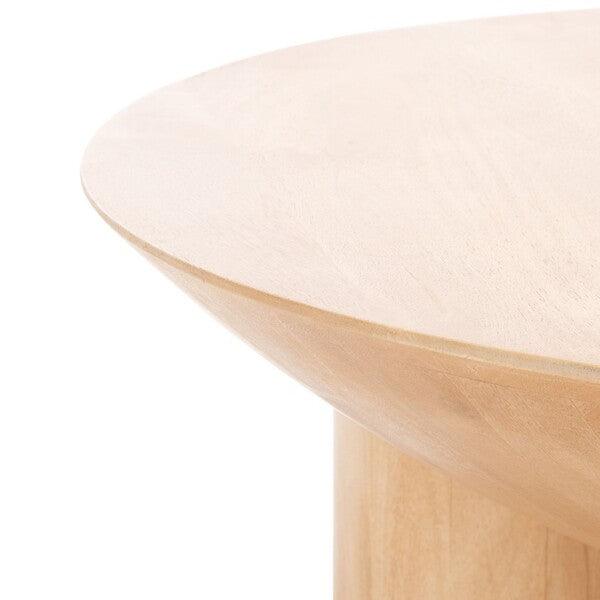 CALHOUN ROUND WOOD COFFEE TABLE - Frankwebs