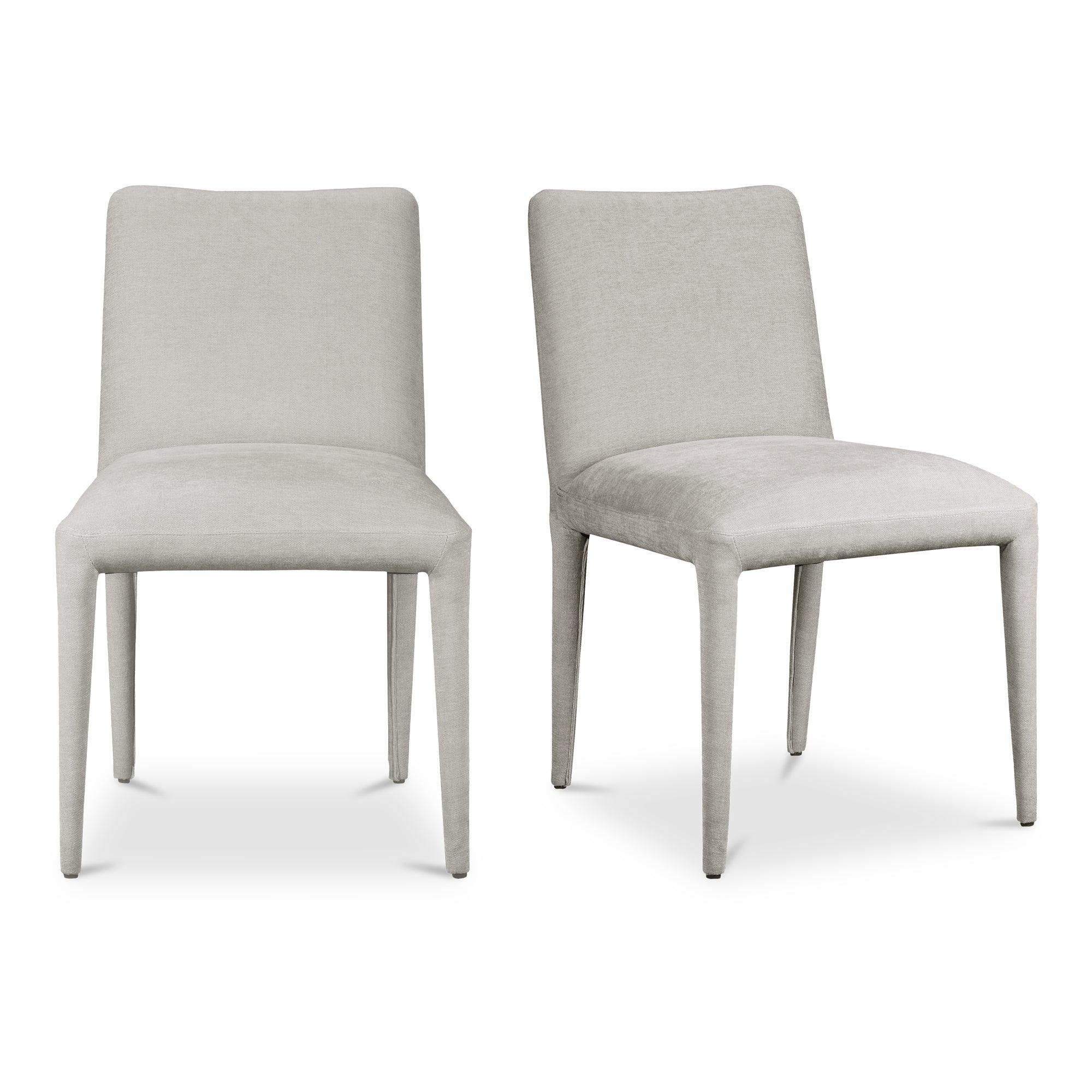 Calla Dining Chair Light Grey - Set Of Two - Frankwebs
