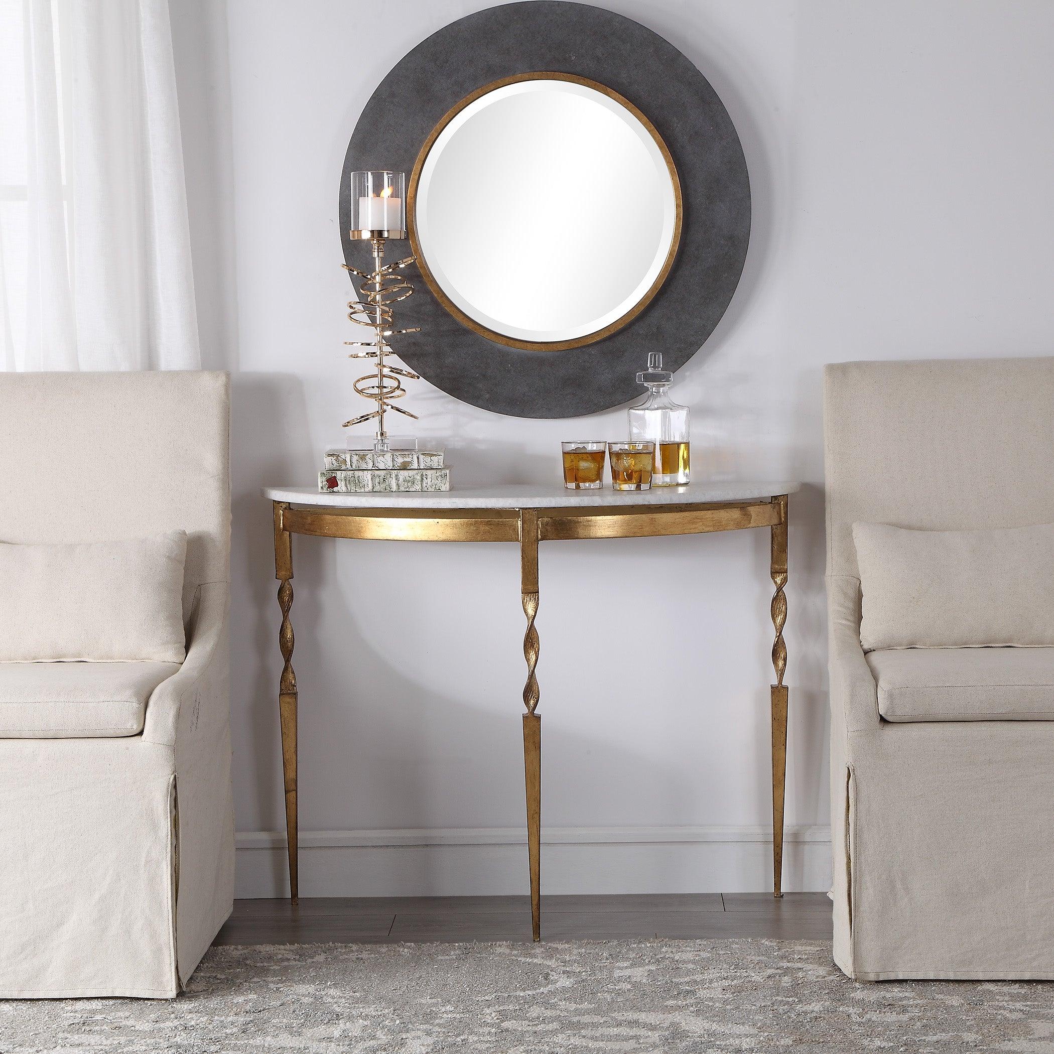IMELDA DEMILUNE CONSOLE TABLE - Frankwebs