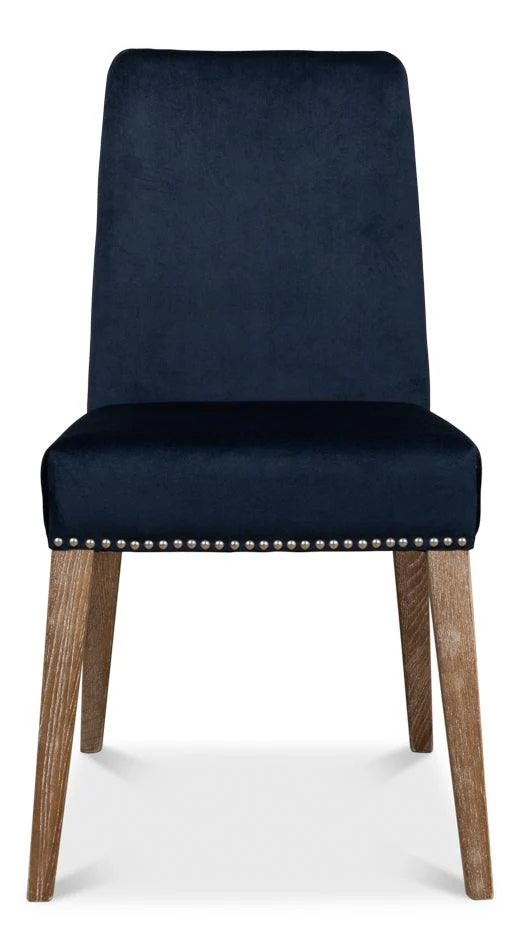 Franklin Side Chair - Navy Blue - Set of 2 - Frankwebs