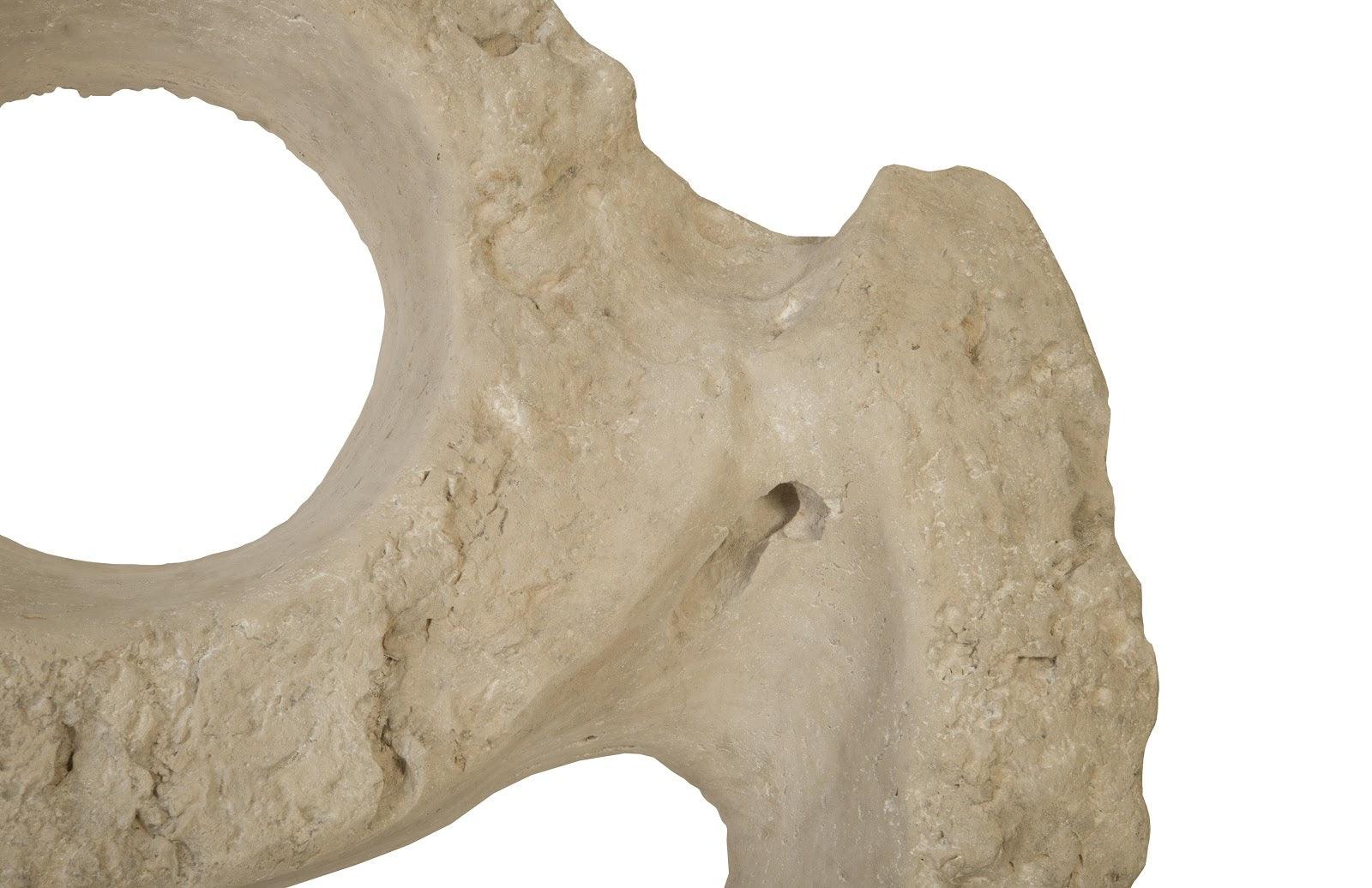 Colossal Cast Stone Sculpture, Double Hole, Roman Stone - Frankwebs