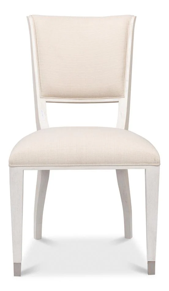 Elegant Dining Side Chair Working White - Set of 2 - Frankwebs