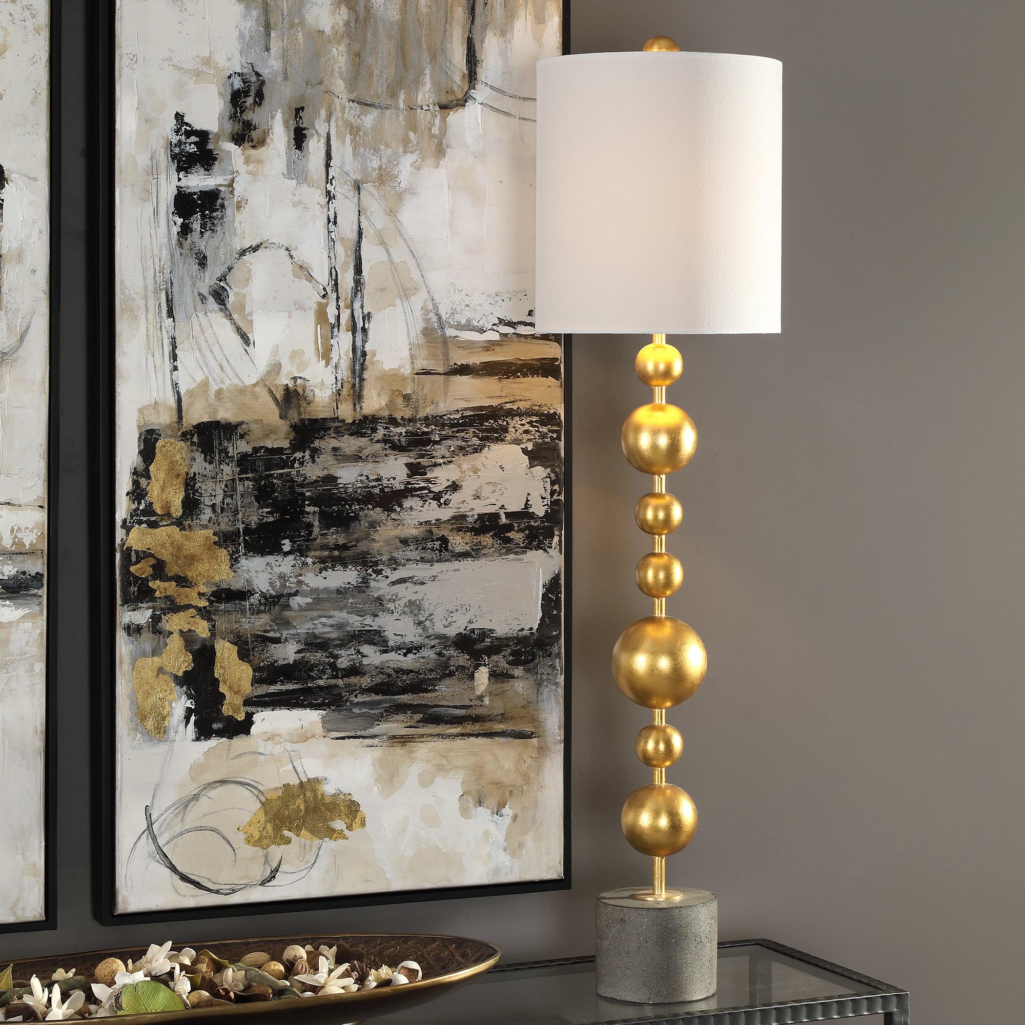 Selim Gold Buffet Lamp - Frankwebs