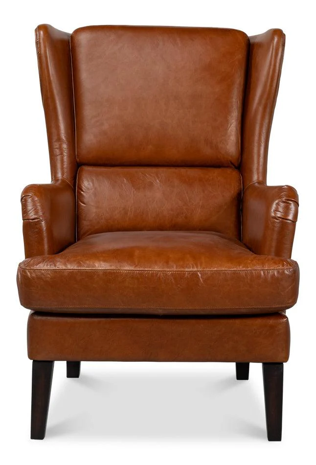 Elite Wing Lounge Chair - Vintage Havana - Frankwebs