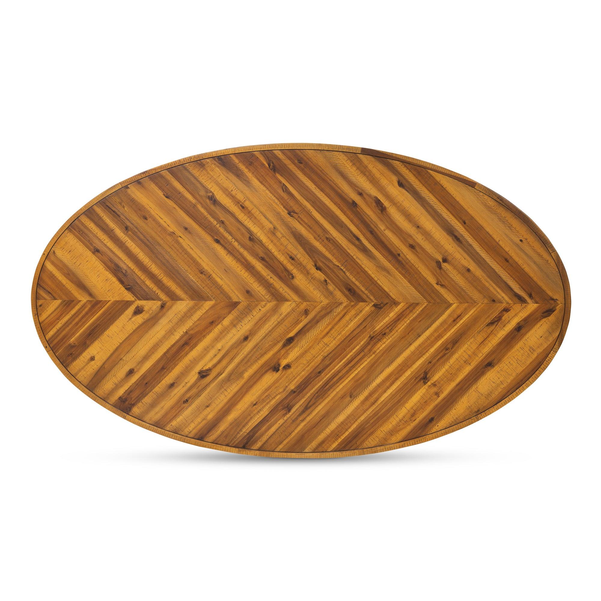 Parq Oval Dining Table Amber - Frankwebs