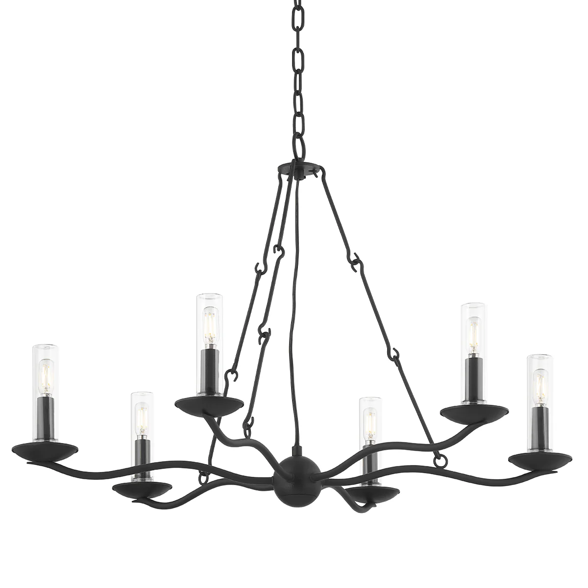 SAWYER 6 LIGHT EXTERIOR CHANDELIER - Frankwebs