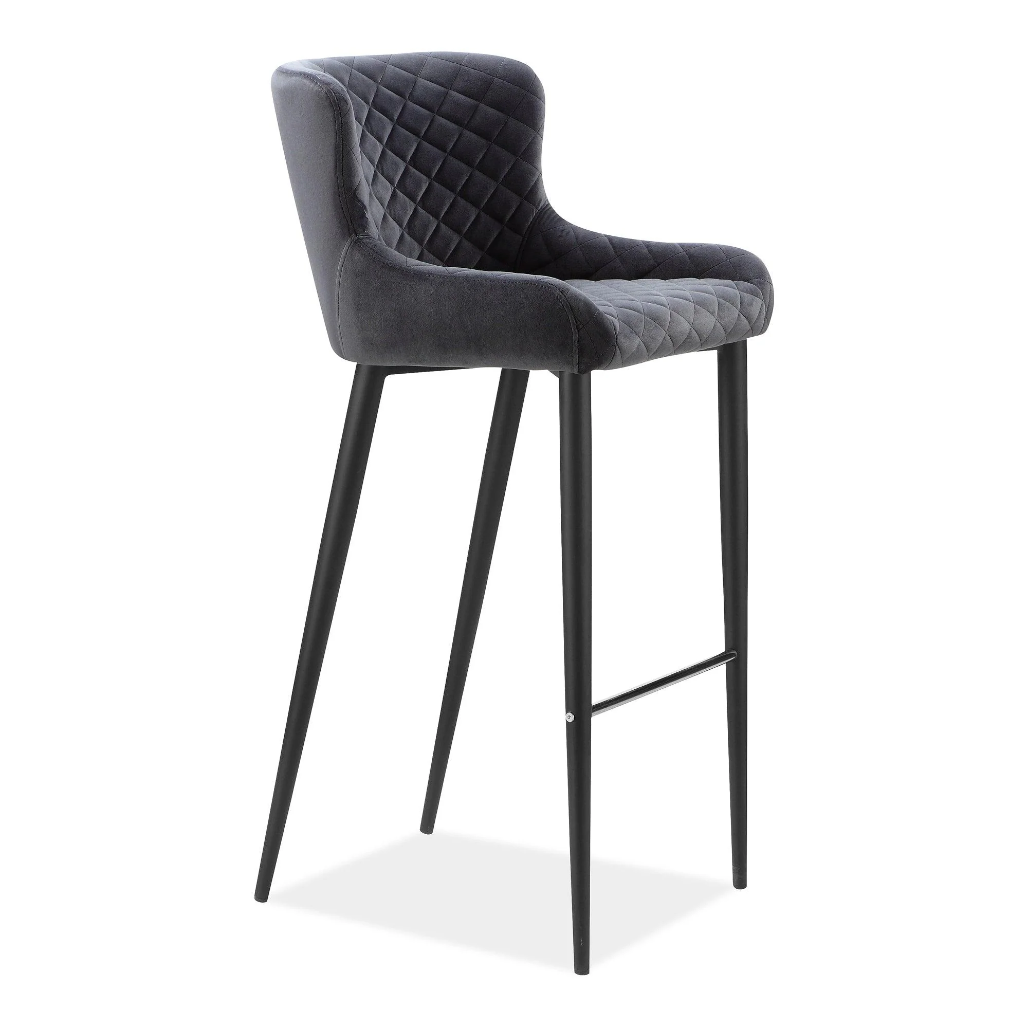 Etta Counter Stool Dark Grey - Frankwebs