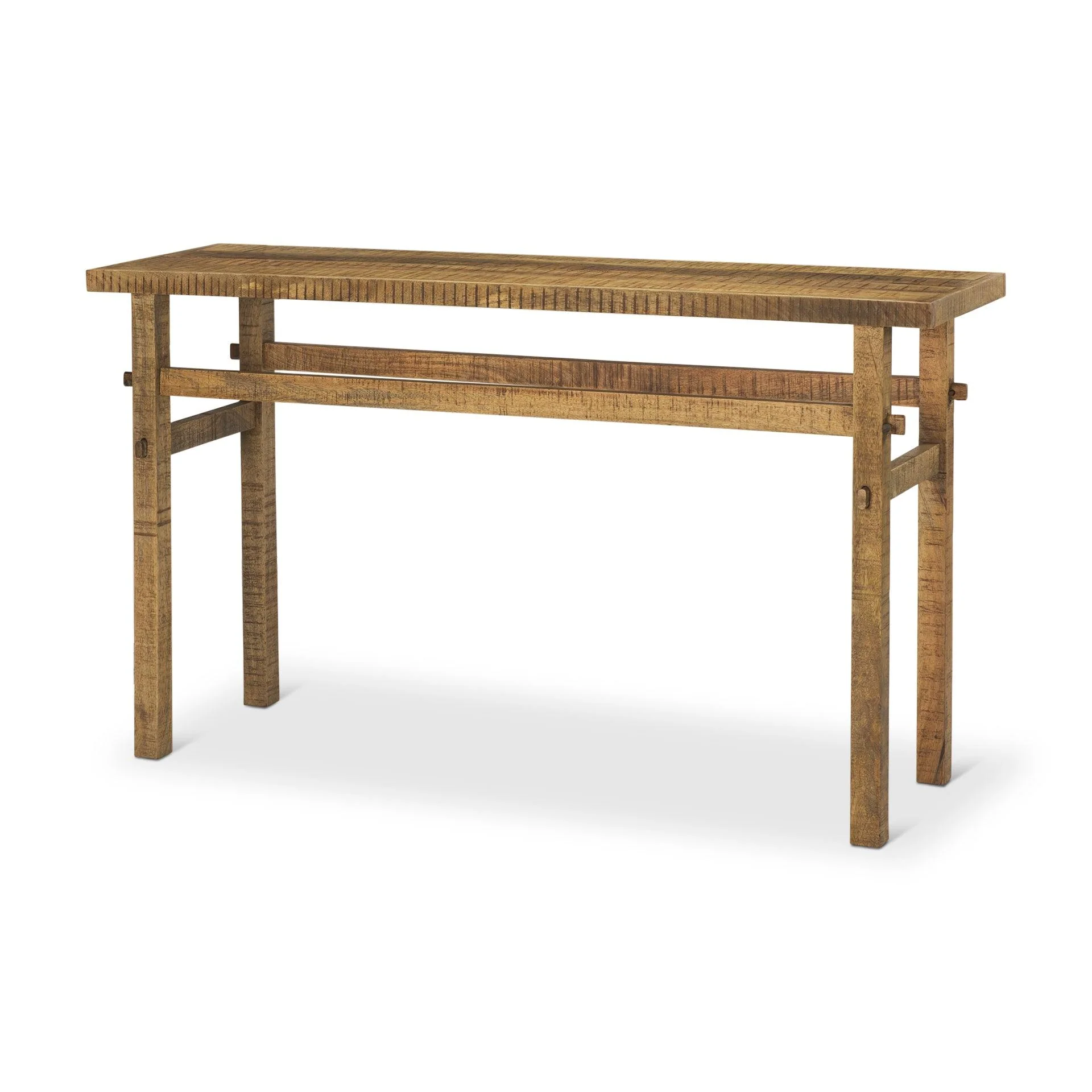 Rosie Small Brown Wood Console Table - Frankwebs