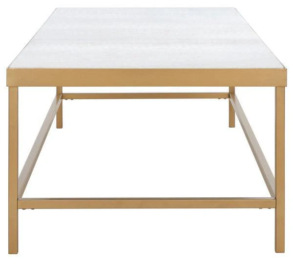 CARALYN RECTANGLE MARBLE COFFEE TABLE - Frankwebs