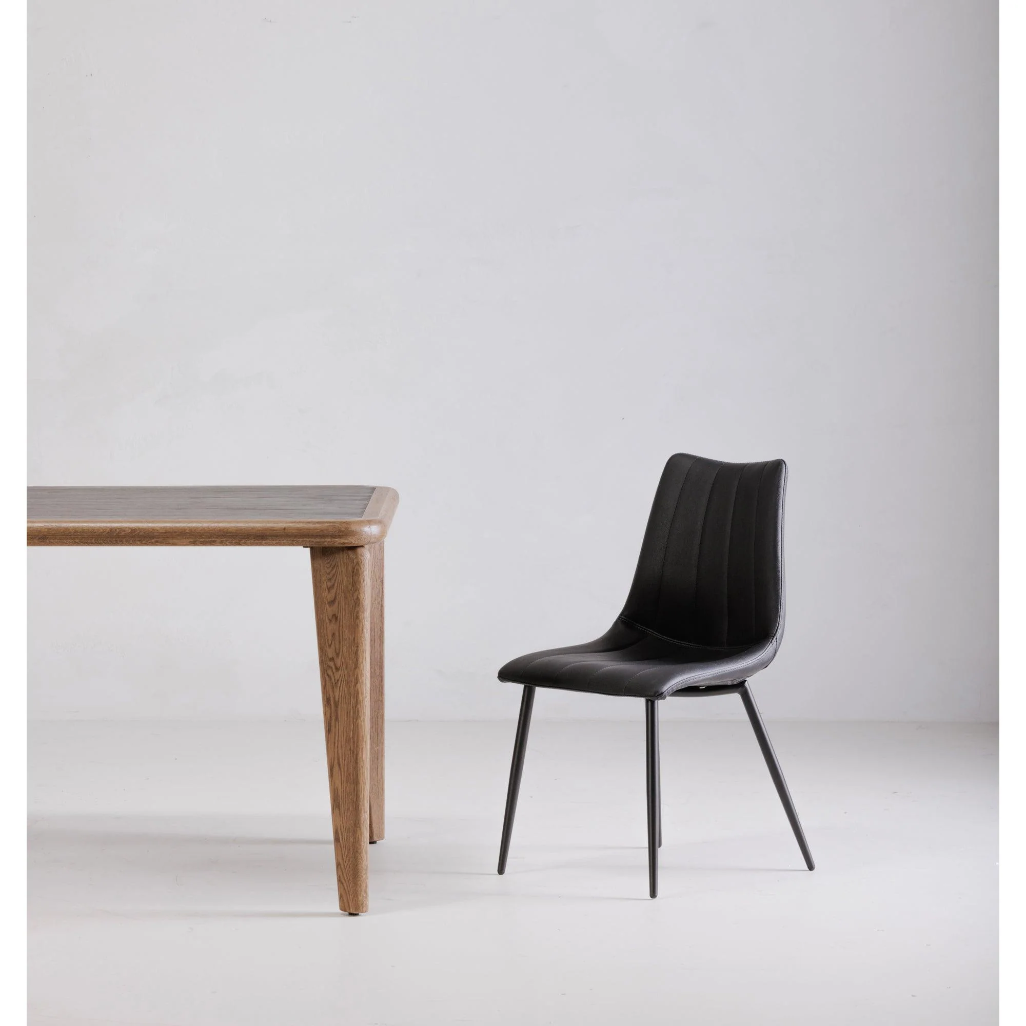 Alibi Dining Chair Matte Black - Set Of Two - Frankwebs