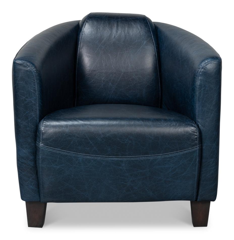 Mandy Arm Chair - Chateau Blue - Frankwebs