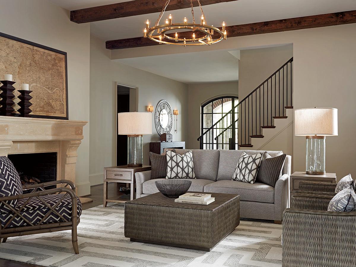 Cypress Point Seawatch Woven Cocktail Table - Frankwebs