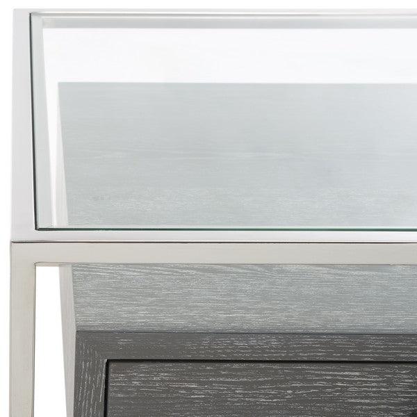 CAELAN GLASS SIDE TABLE - Frankwebs