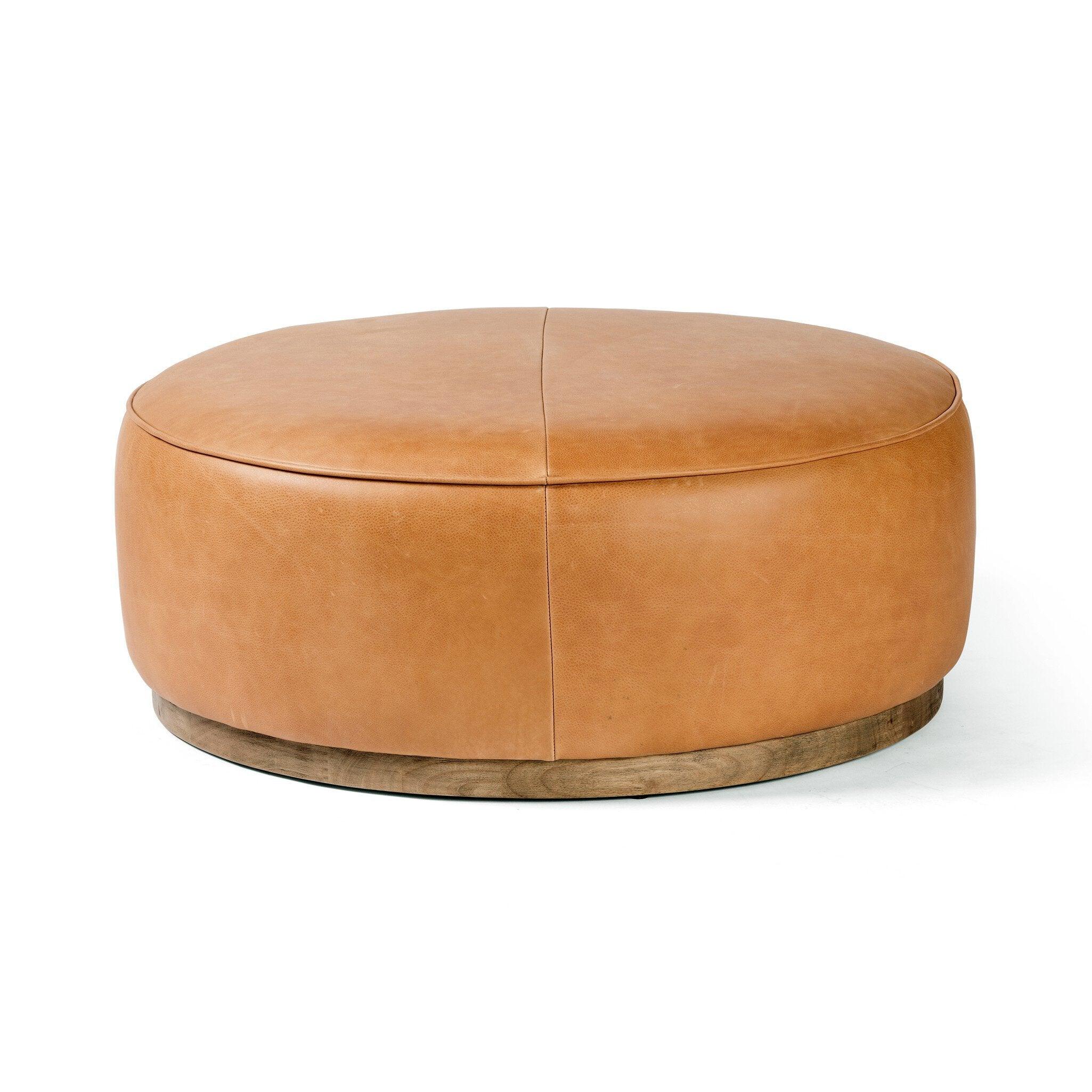 Sinclair Large Round Ottoman - Frankwebs