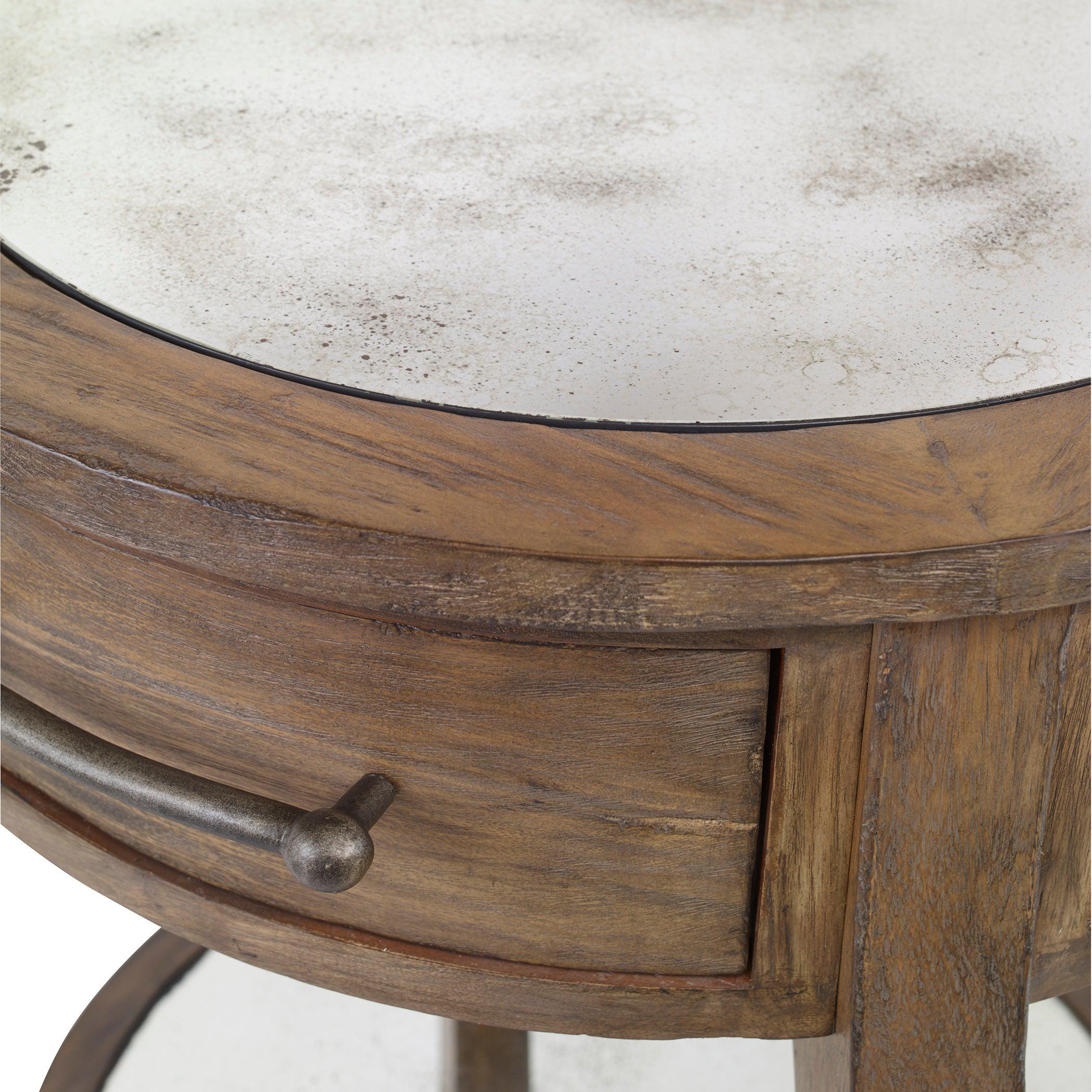 Raelynn Wood Lamp Table - Frankwebs