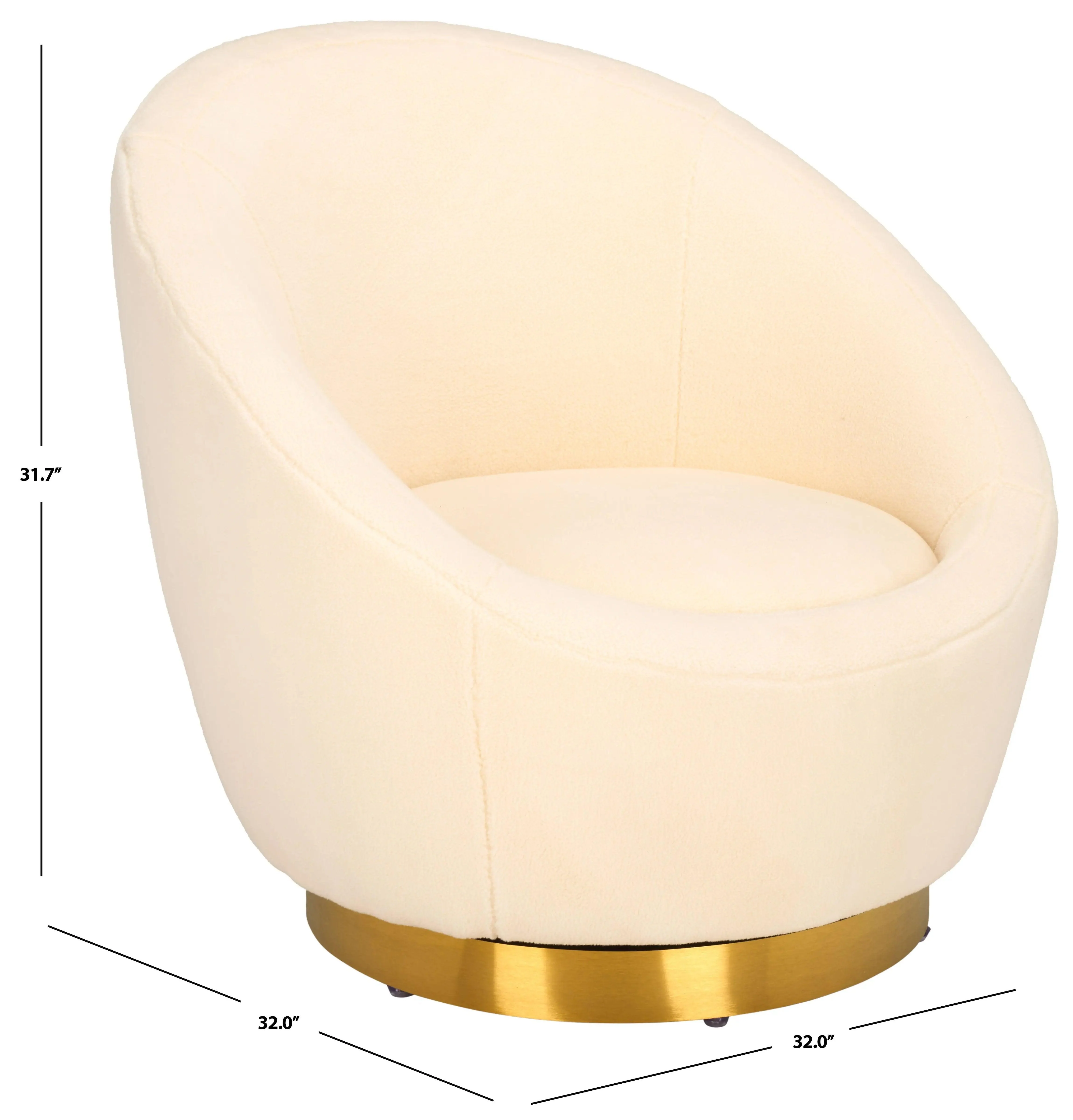 PIPPA FAUX LAMB WOOL CHAIR - Frankwebs