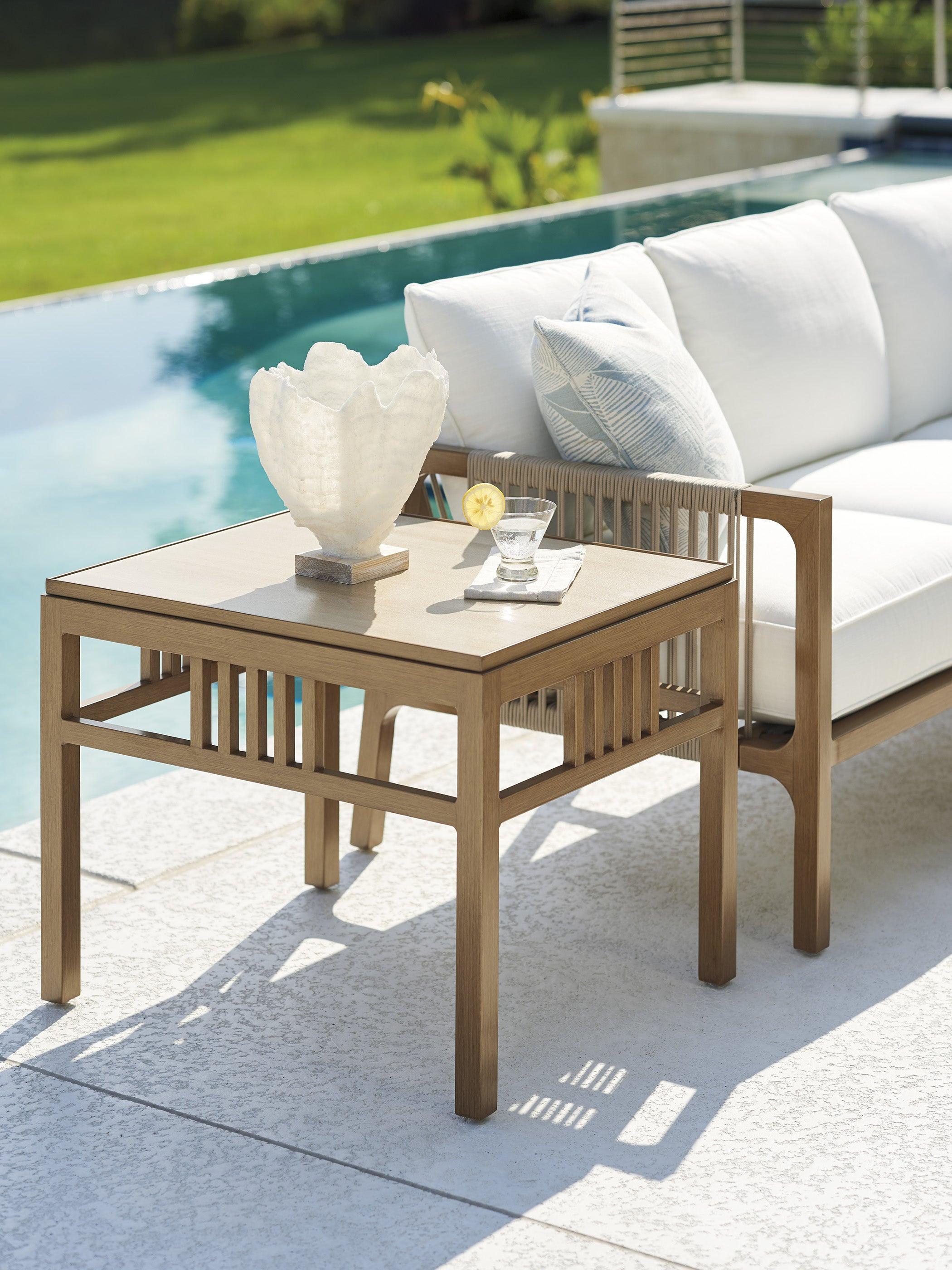 St Tropez Rectangular End Table - Frankwebs