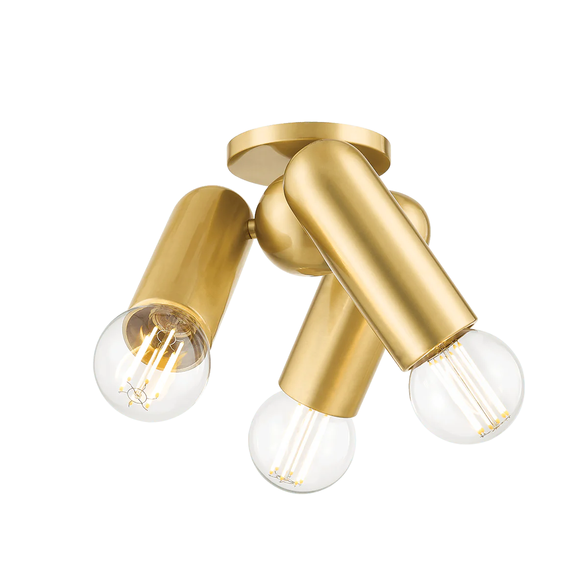 LOLLY 3 LIGHT FLUSH MOUNT - Frankwebs