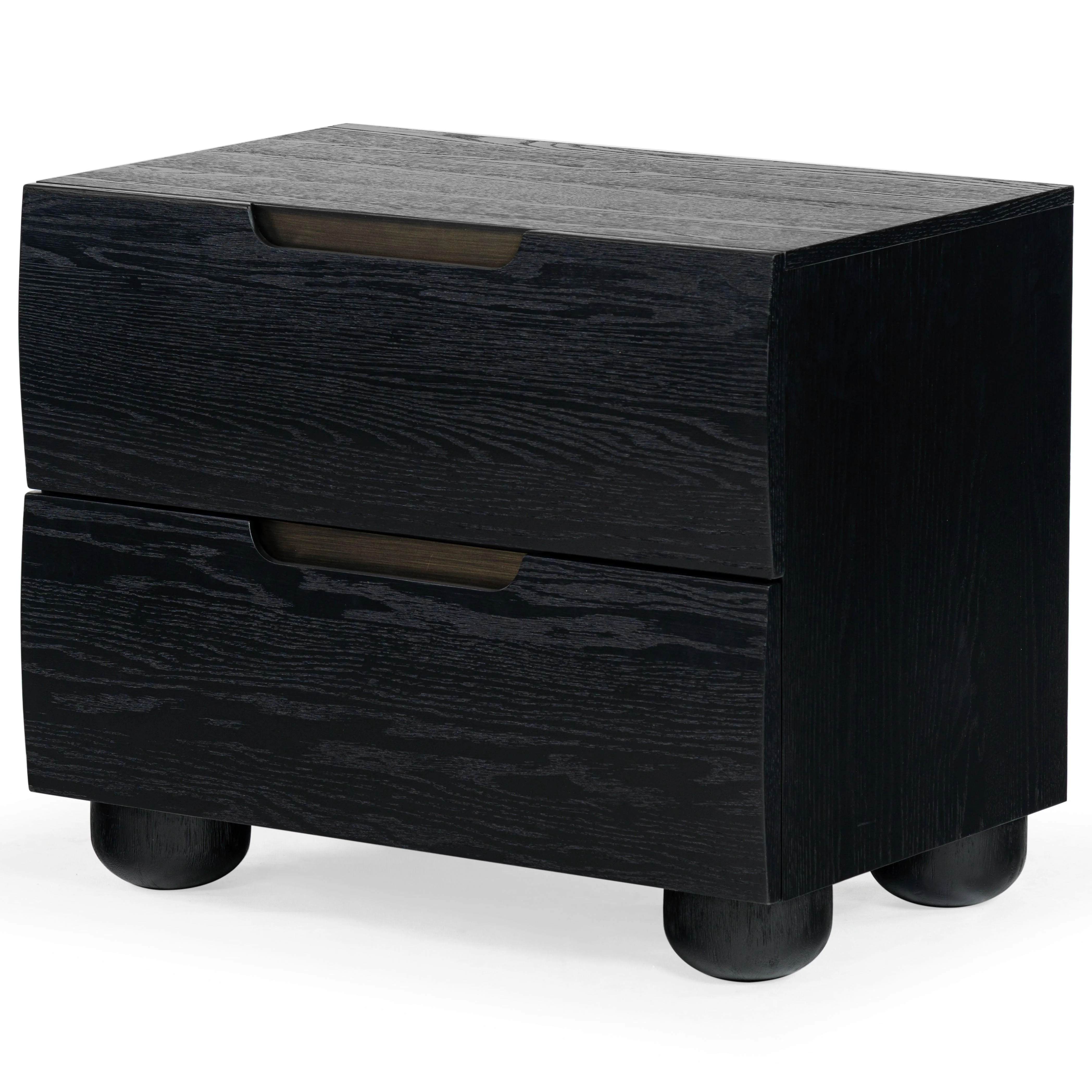 Beethoven Wood 2 Drawer Nightstand - Frankwebs
