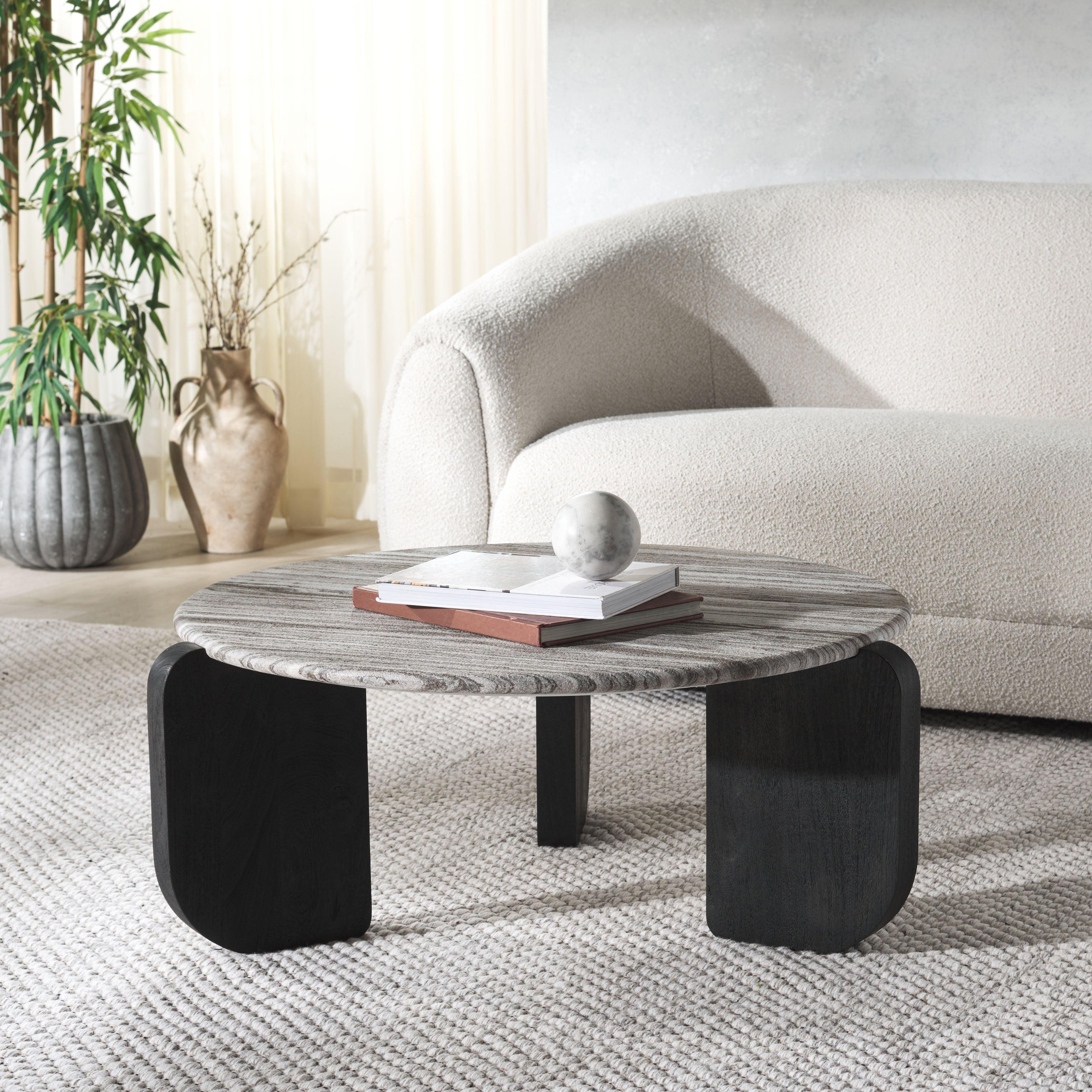 Graelyn Marble Top Coffee Table - Frankwebs