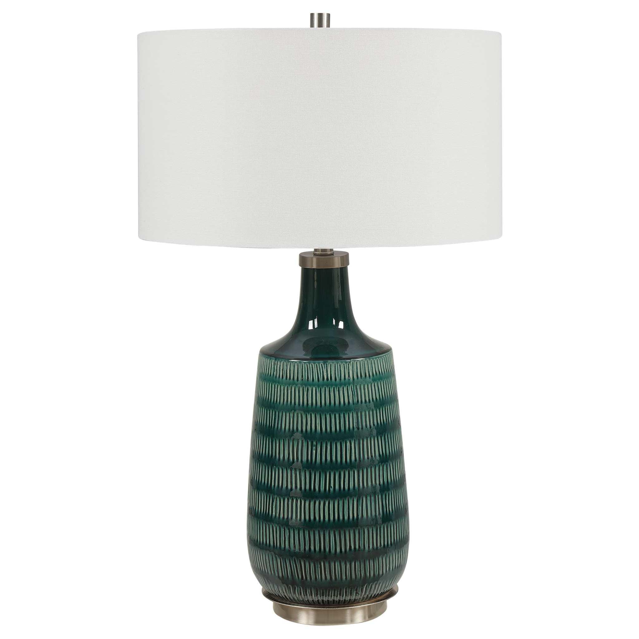 SCOUTS DEEP GREEN TABLE LAMP - Frankwebs