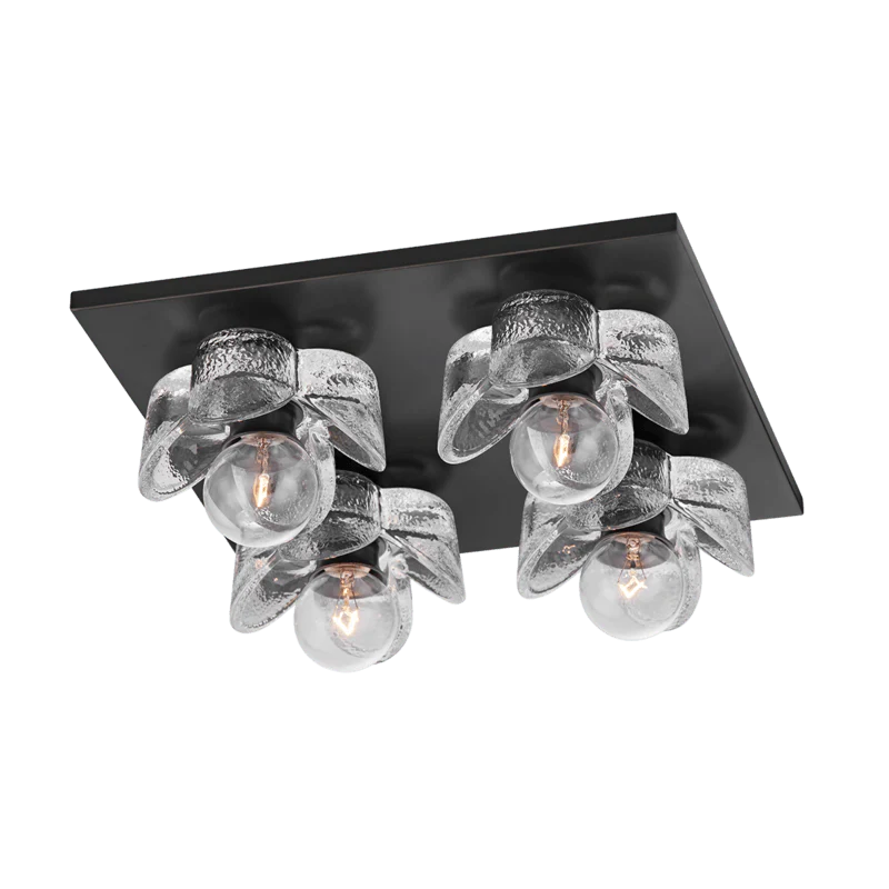 SHEA 4 LIGHT FLUSH MOUNT - Frankwebs