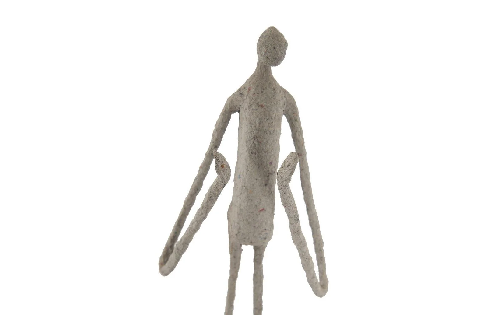 Human Sculpture, Arms Down, Paper Mache - Frankwebs
