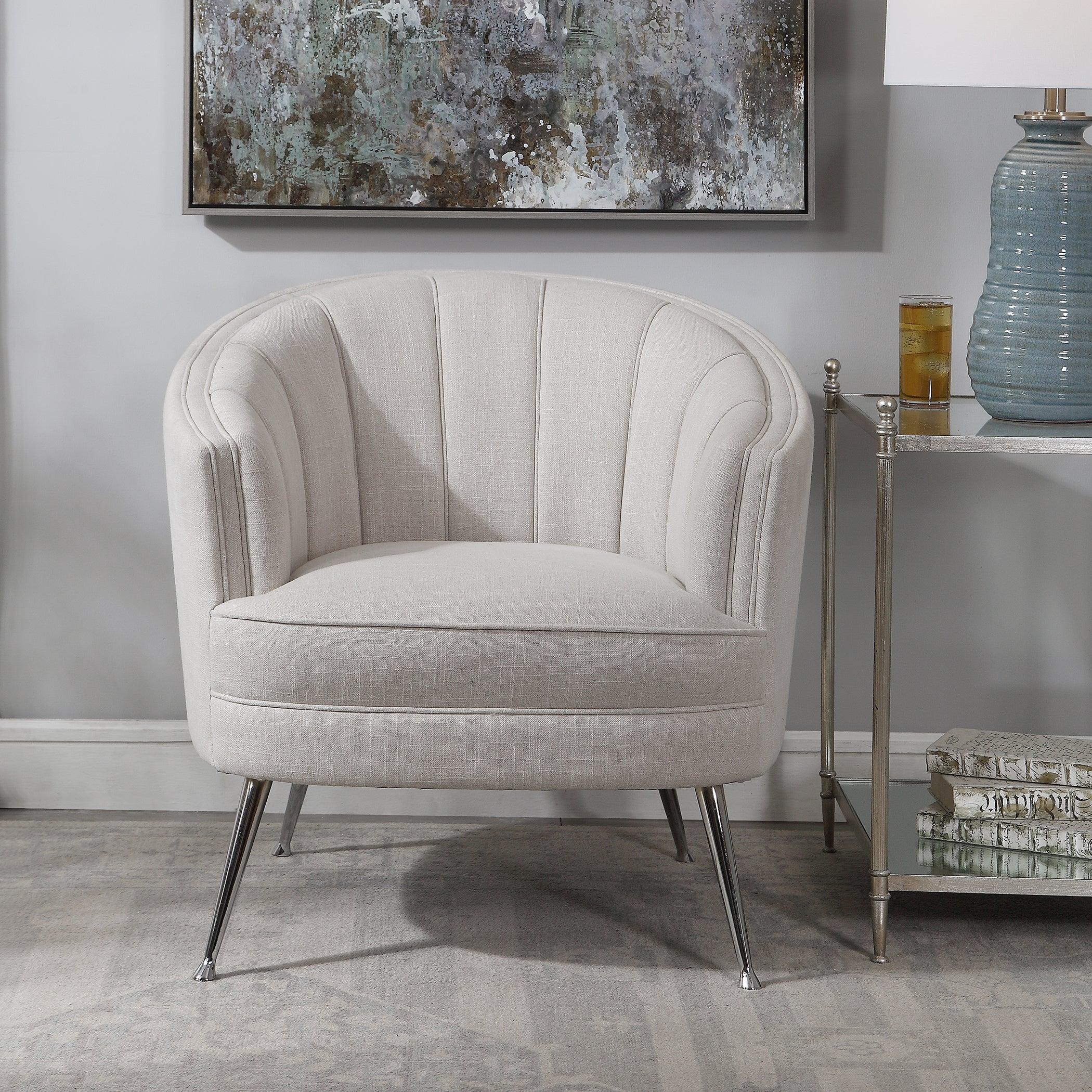 Janie Mid-Century Accent Chair - Frankwebs