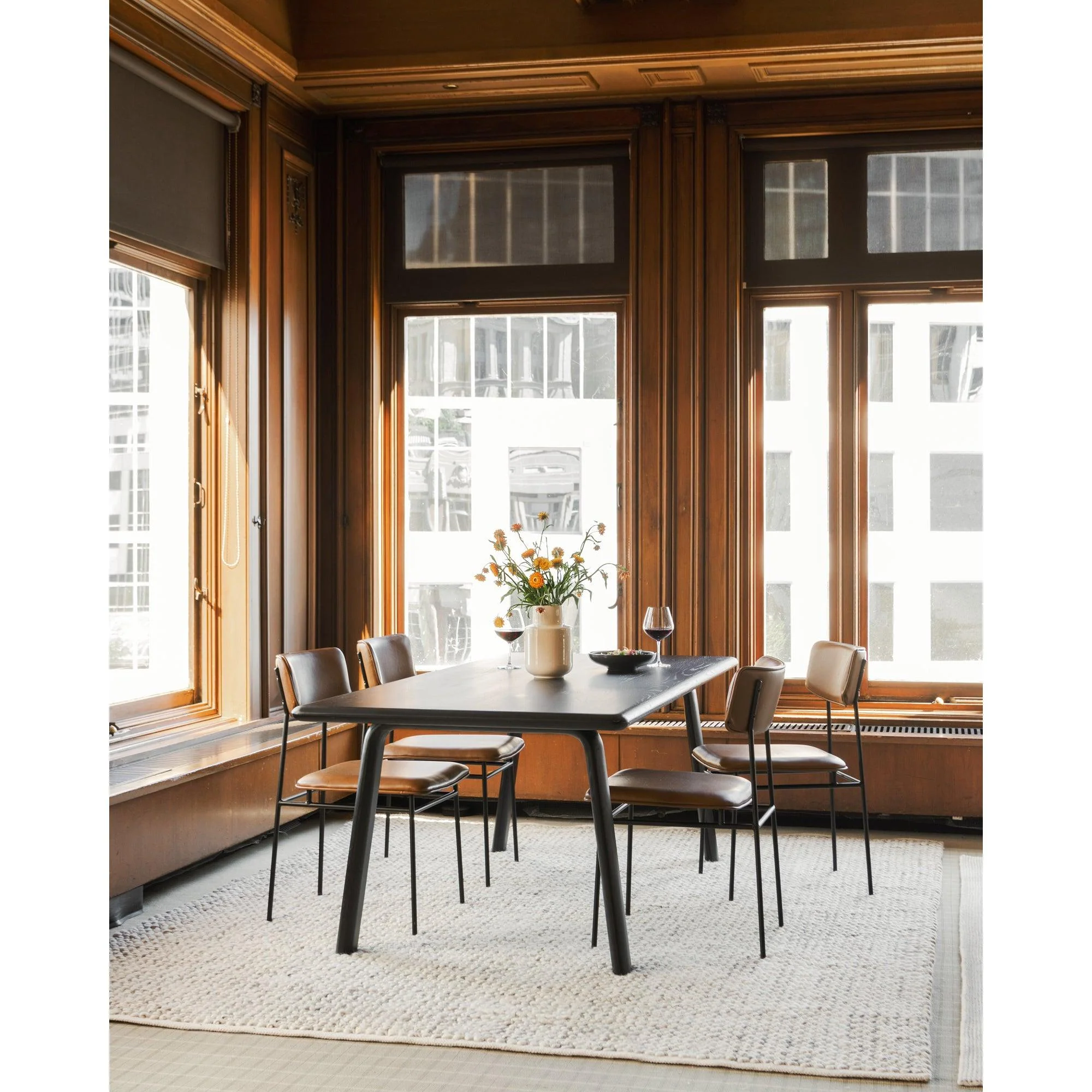 Sailor Dining Chair Brown - Set Of Two - Frankwebs