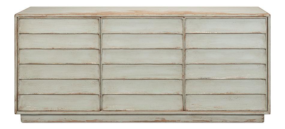 Louvered Sideboard - Sage - Frankwebs