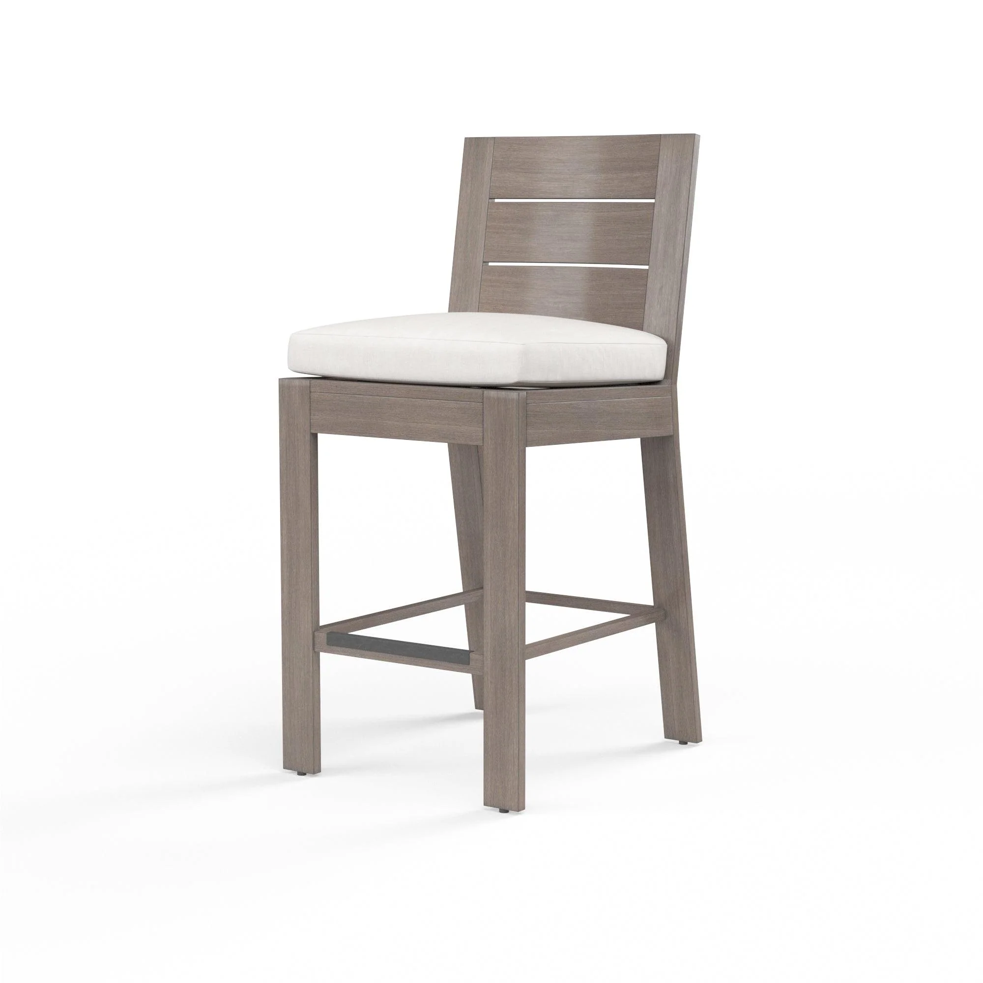 Laguna Barstool in Canvas Flax, No Welt - Frankwebs