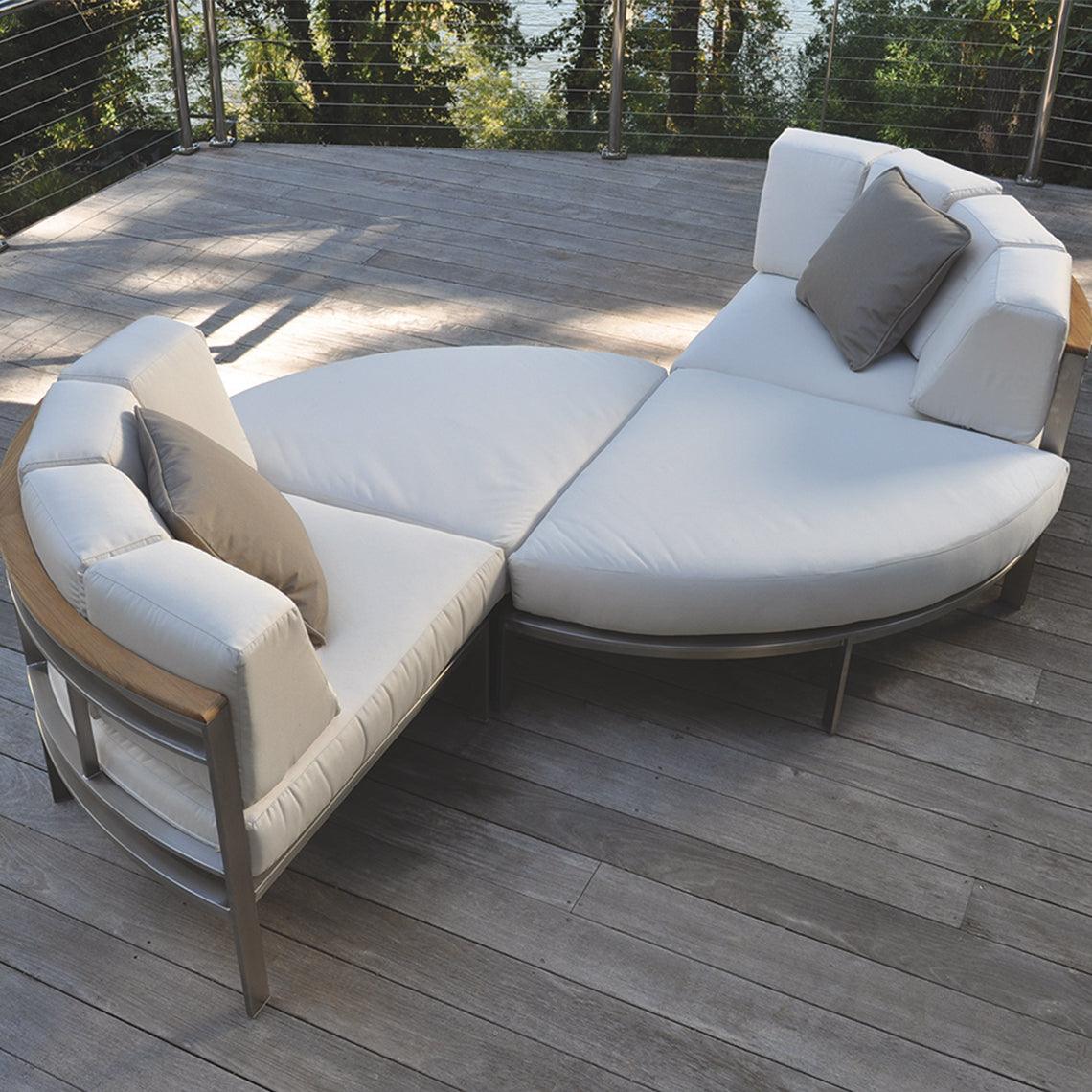 Tivoli Sectional Curved Ottoman - Frankwebs